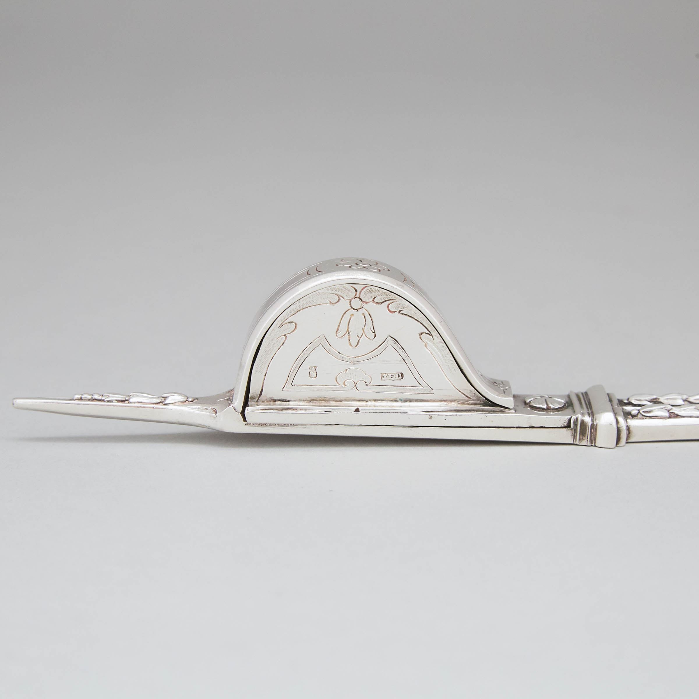 Portuguese Silver Snuffers, possibly Colonial, late 18th/early 19th century