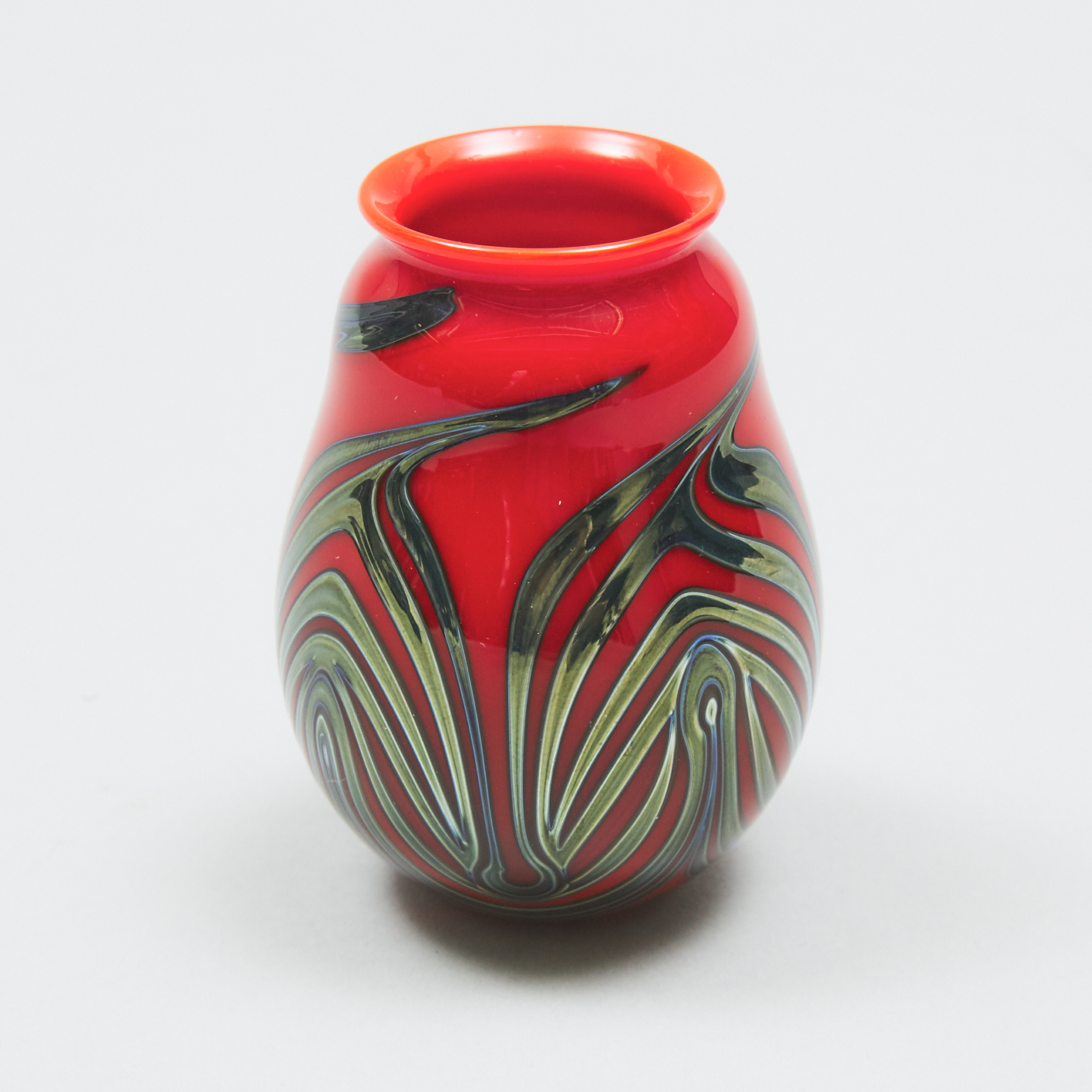 Charles Lotton (American, b.1935), Miniature Glass Vase, 1980