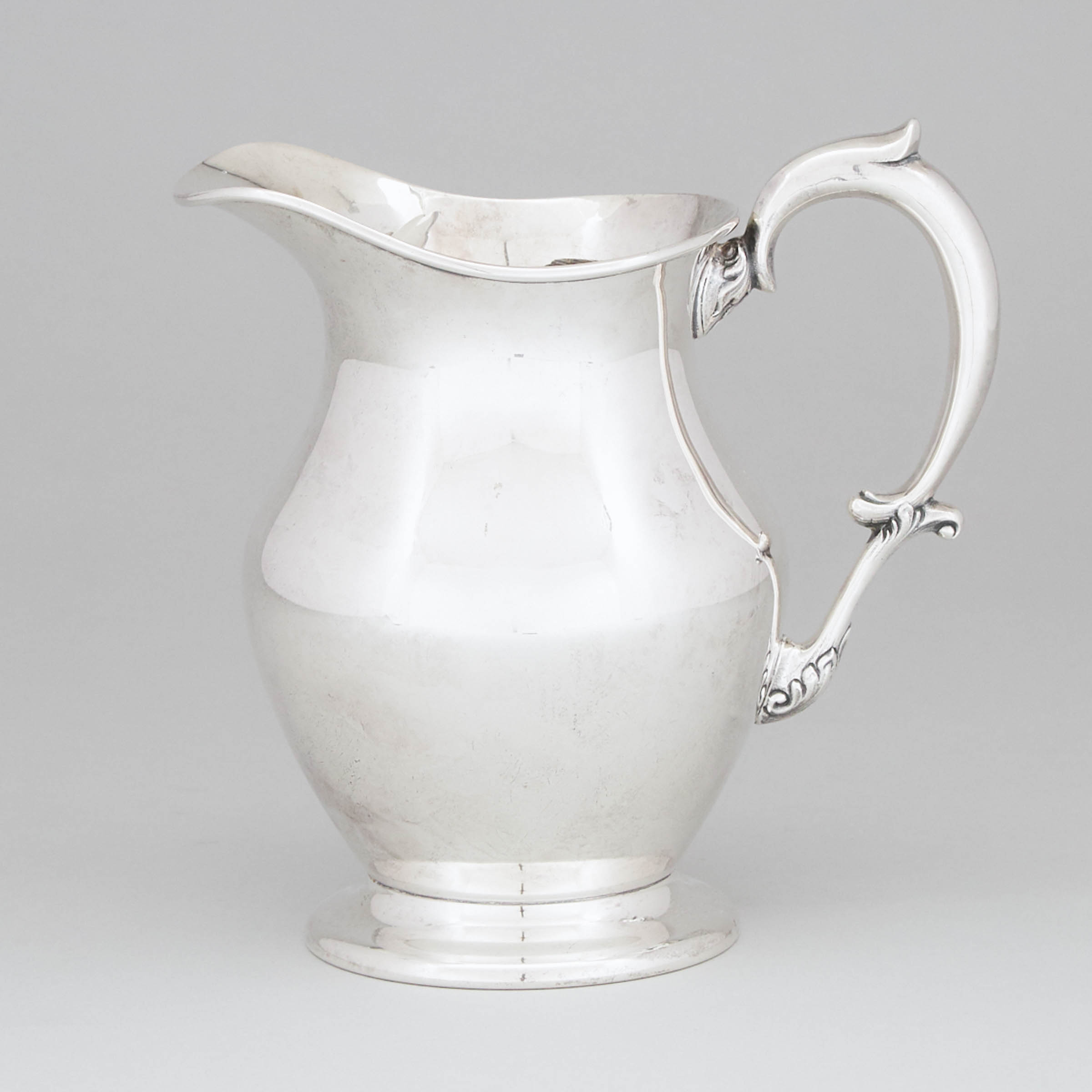 Canadian Silver Water Jug, Henry Birks & Sons, Montreal, Que., 1954