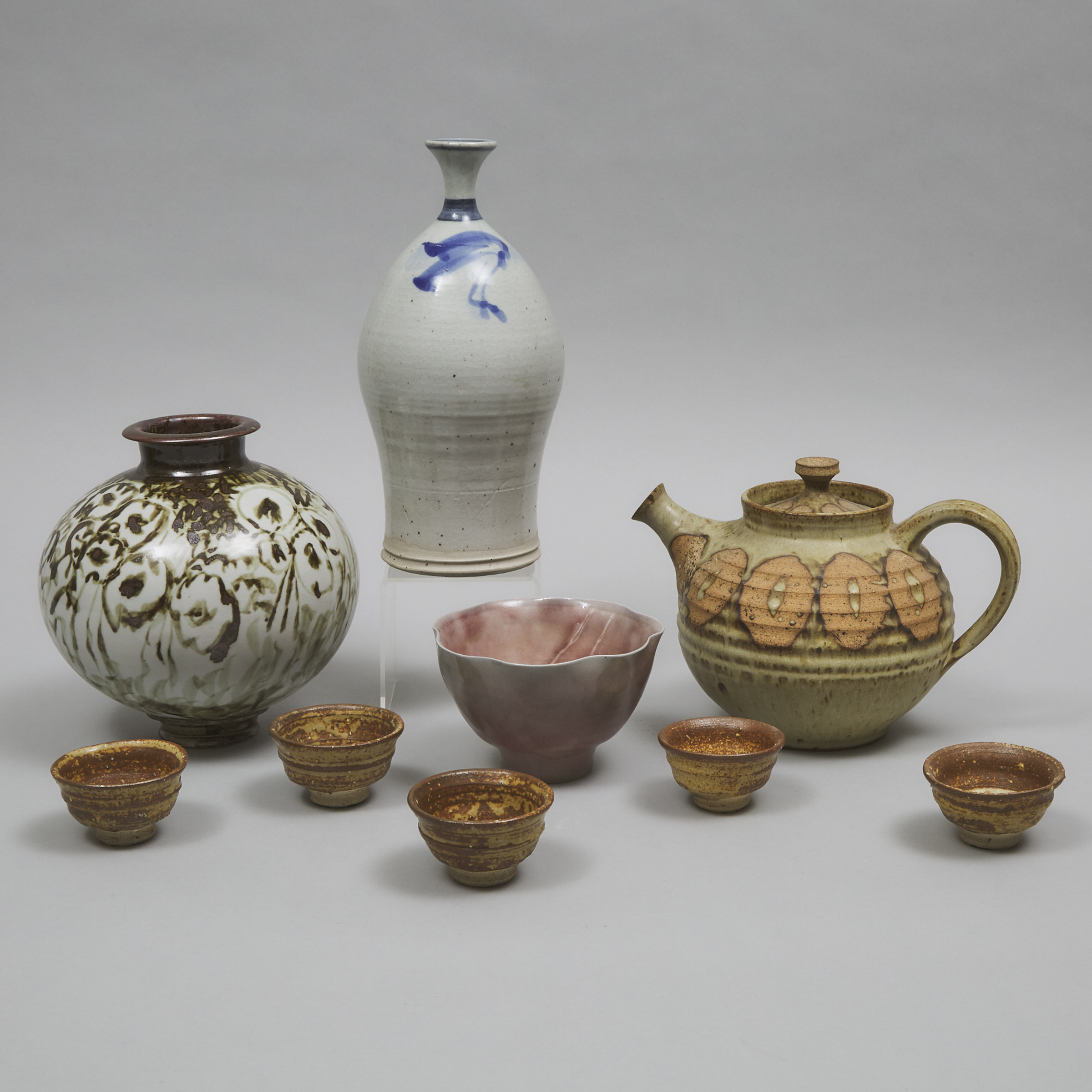 Group of North American Studio Ceramics, Jack Sures (Canadian, 1934-2018) and other potters