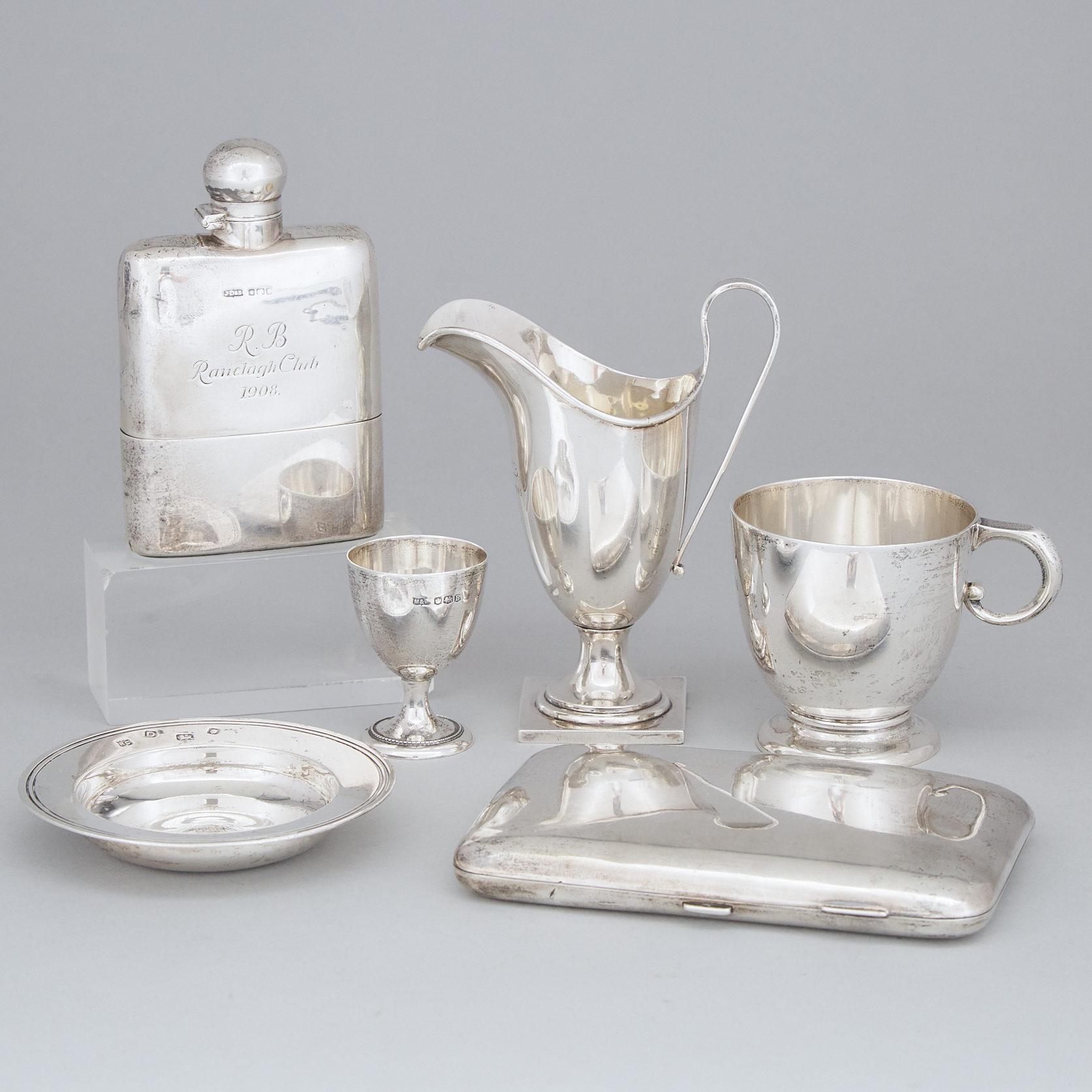 Group of Edwardian and Later English Silver, c.1902-44