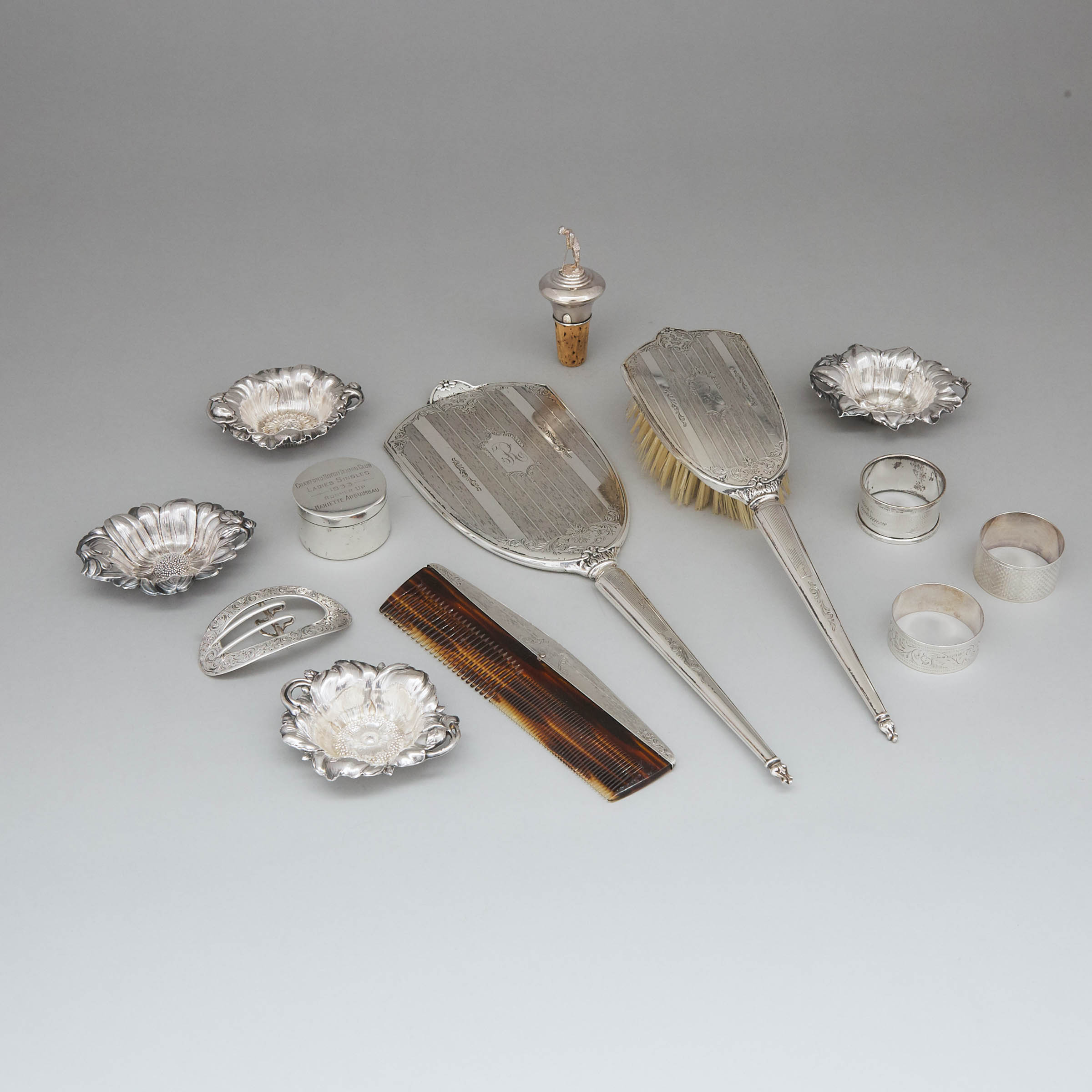 Group of English and American Silver, 20th century