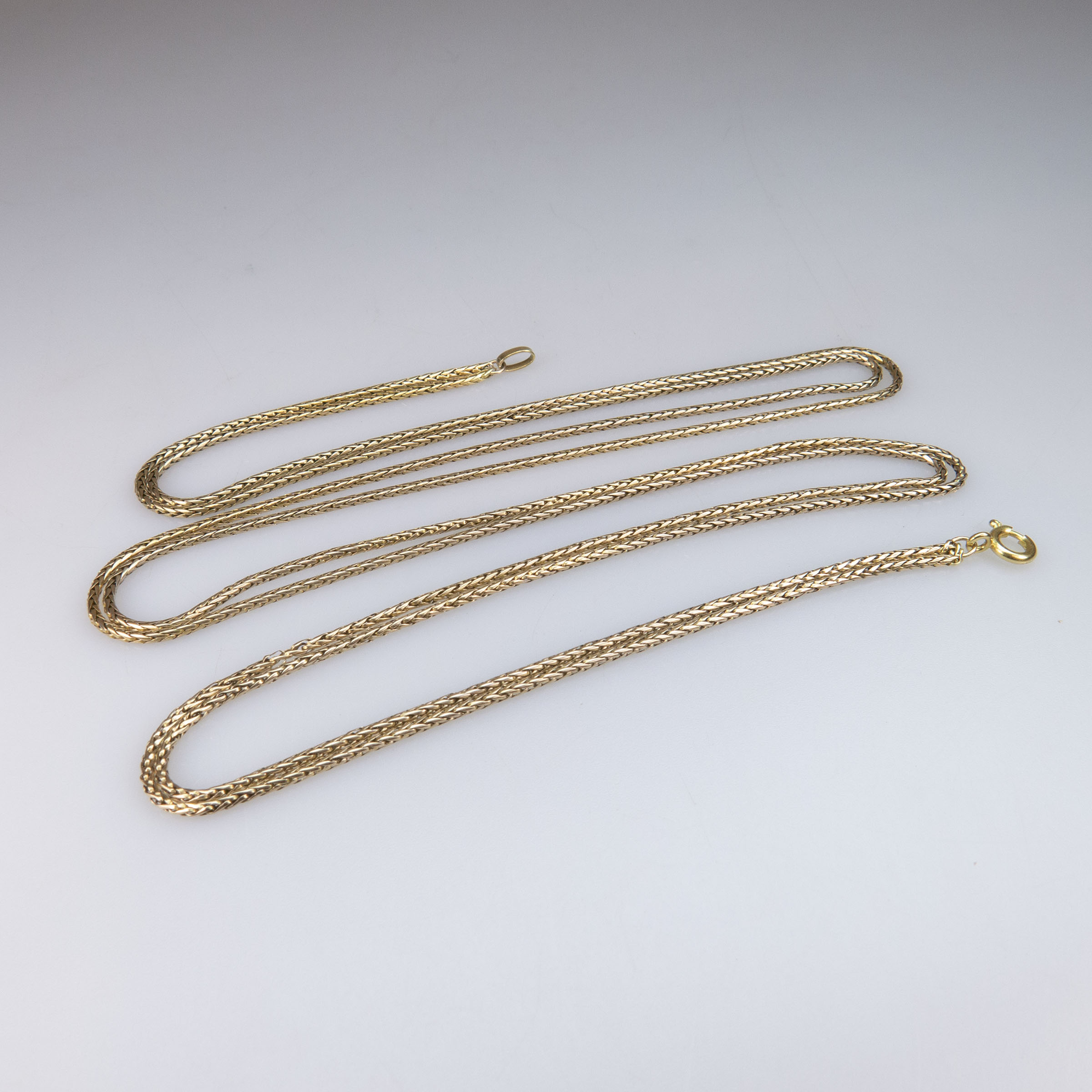 14k Yellow Gold Double Chain
