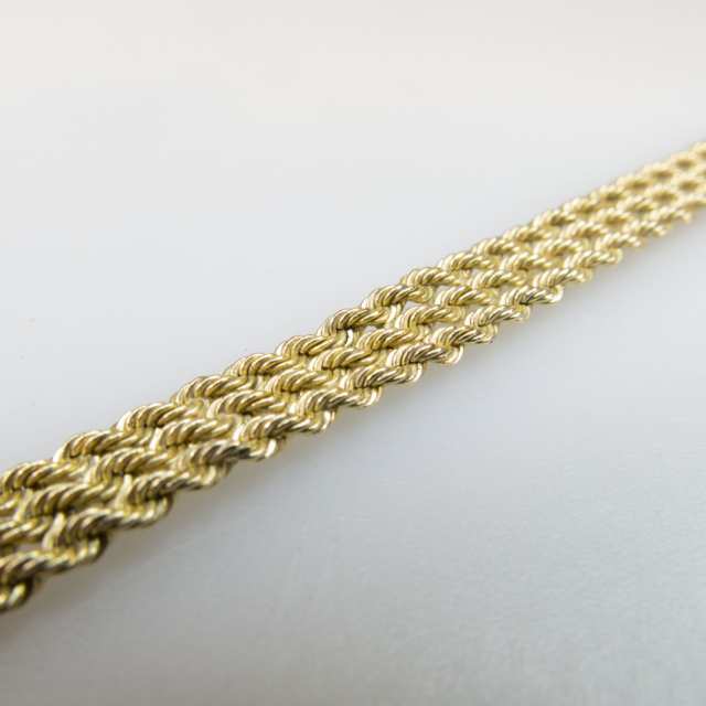 14k Yellow Gold Triple Rope Bracelet