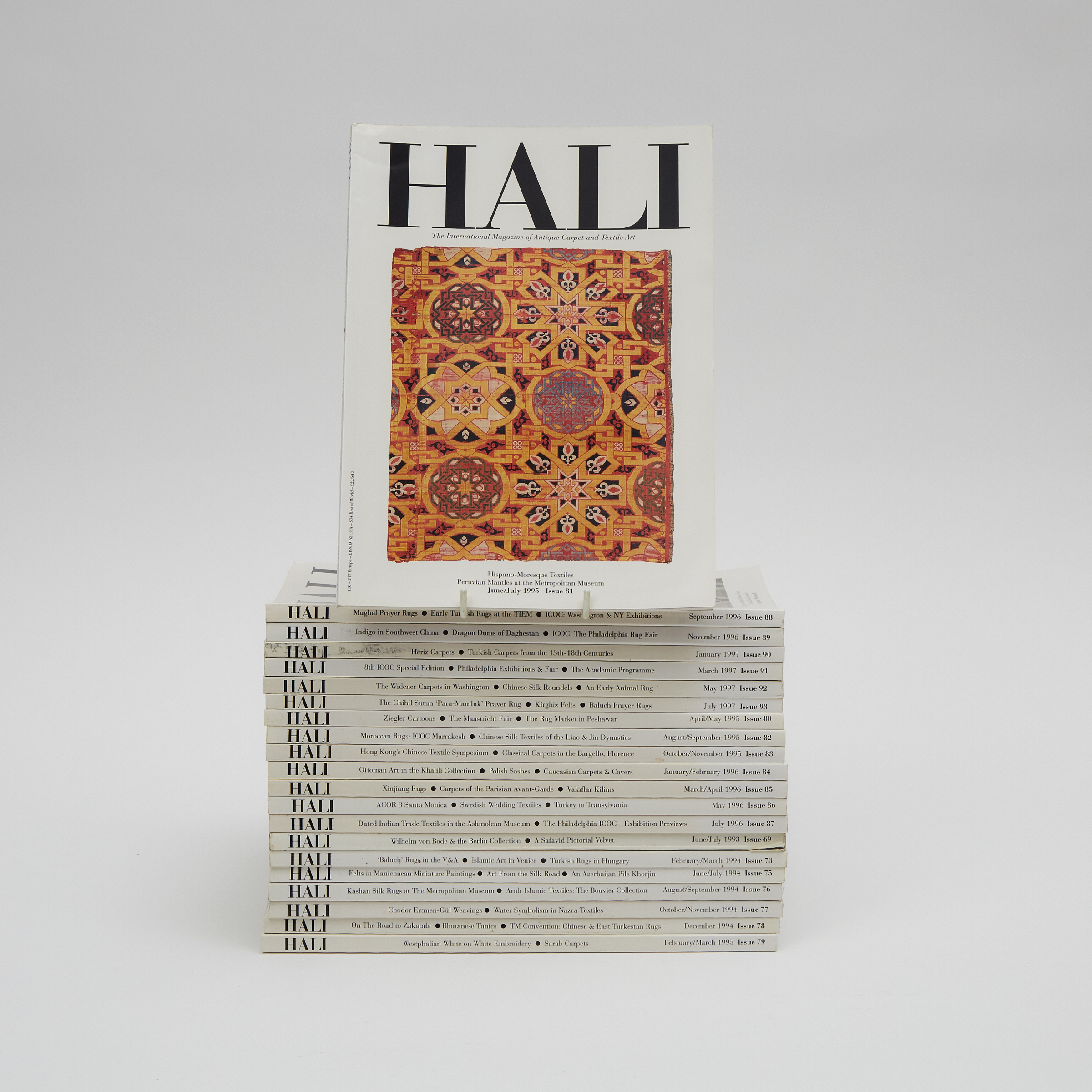 A Group of 21 HALI Magazines