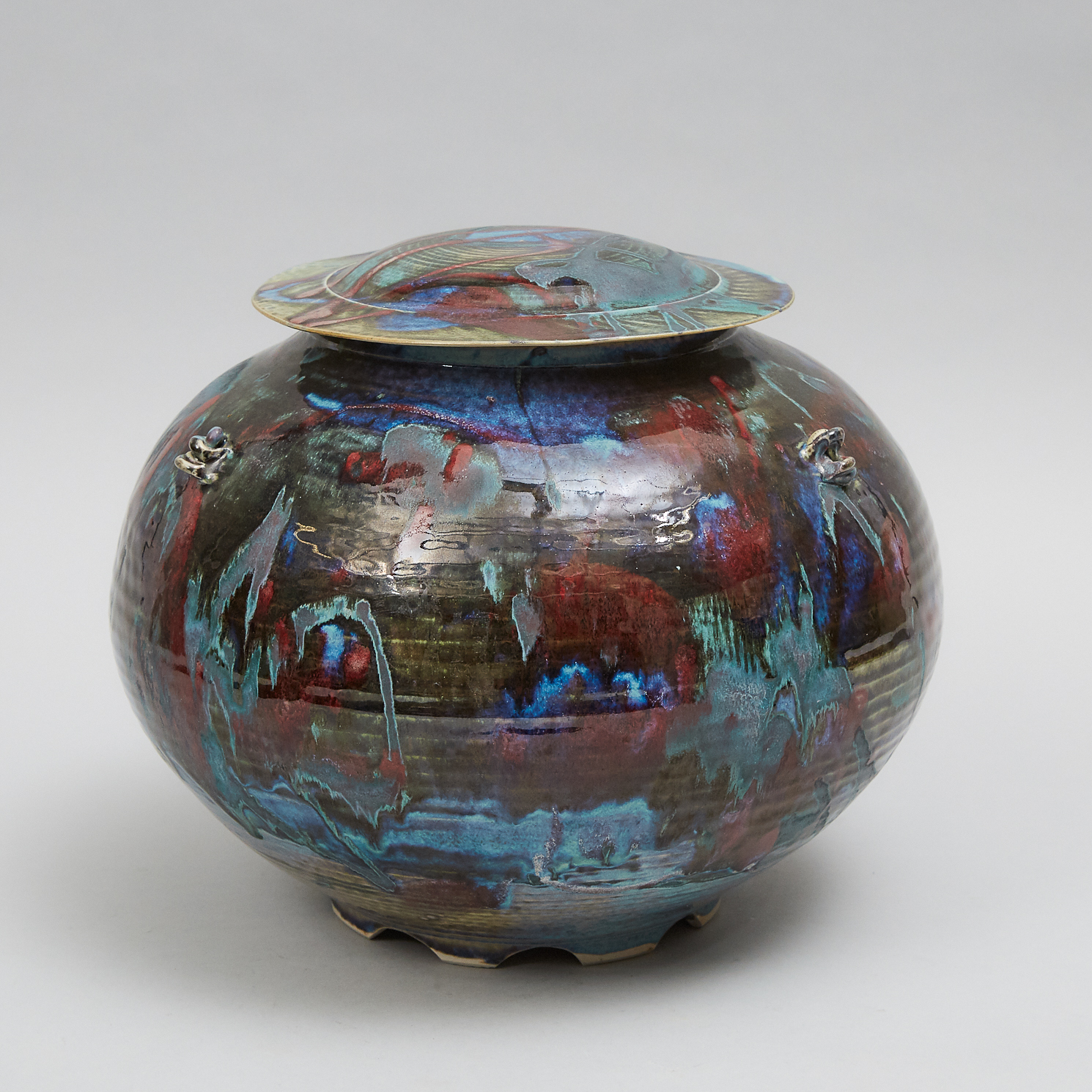 Kayo O'Young (Canadian, b.1950), Large Covered Jar, 1986