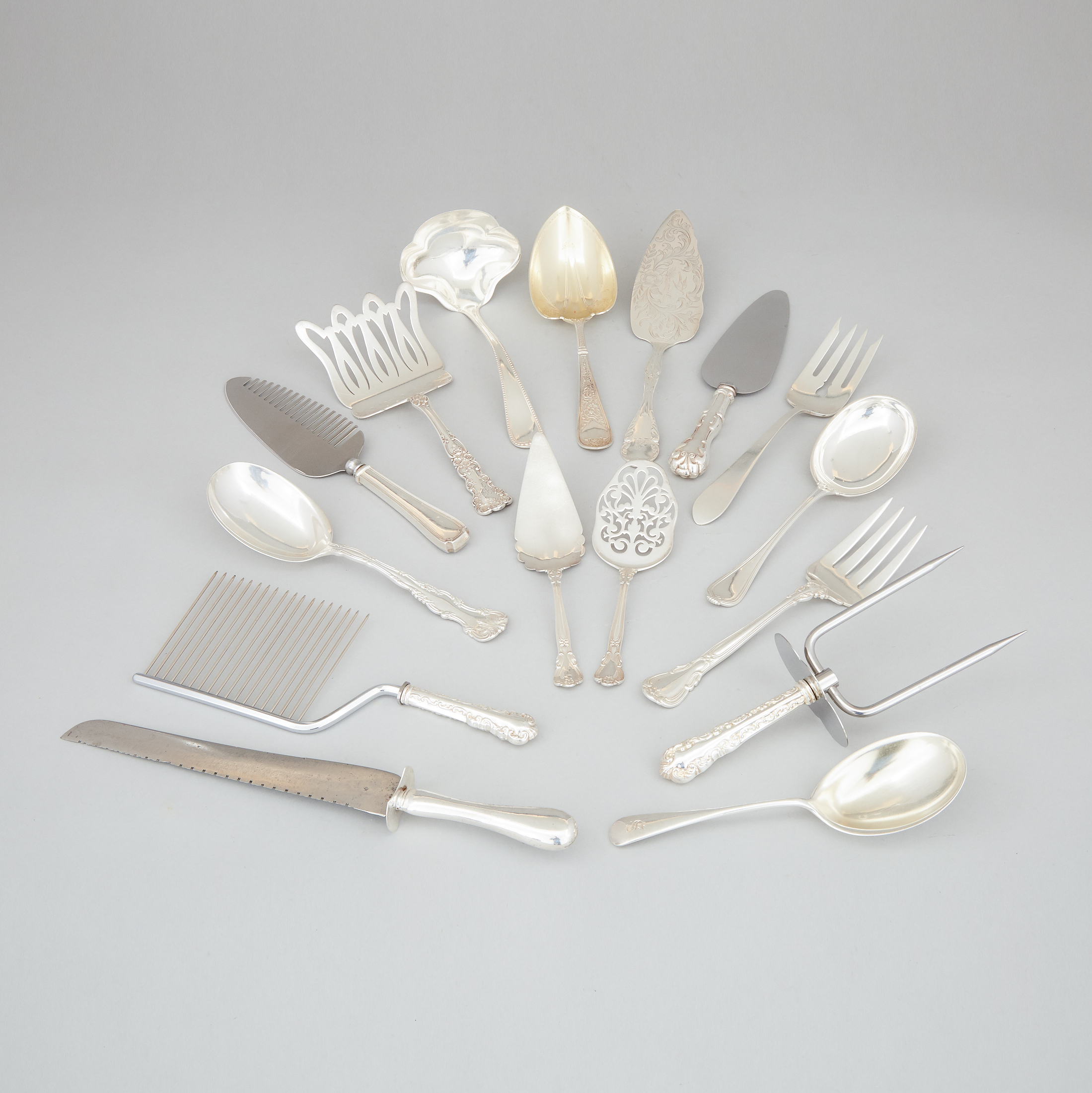 Group of North American Silver Flatware, late 19th/20th century