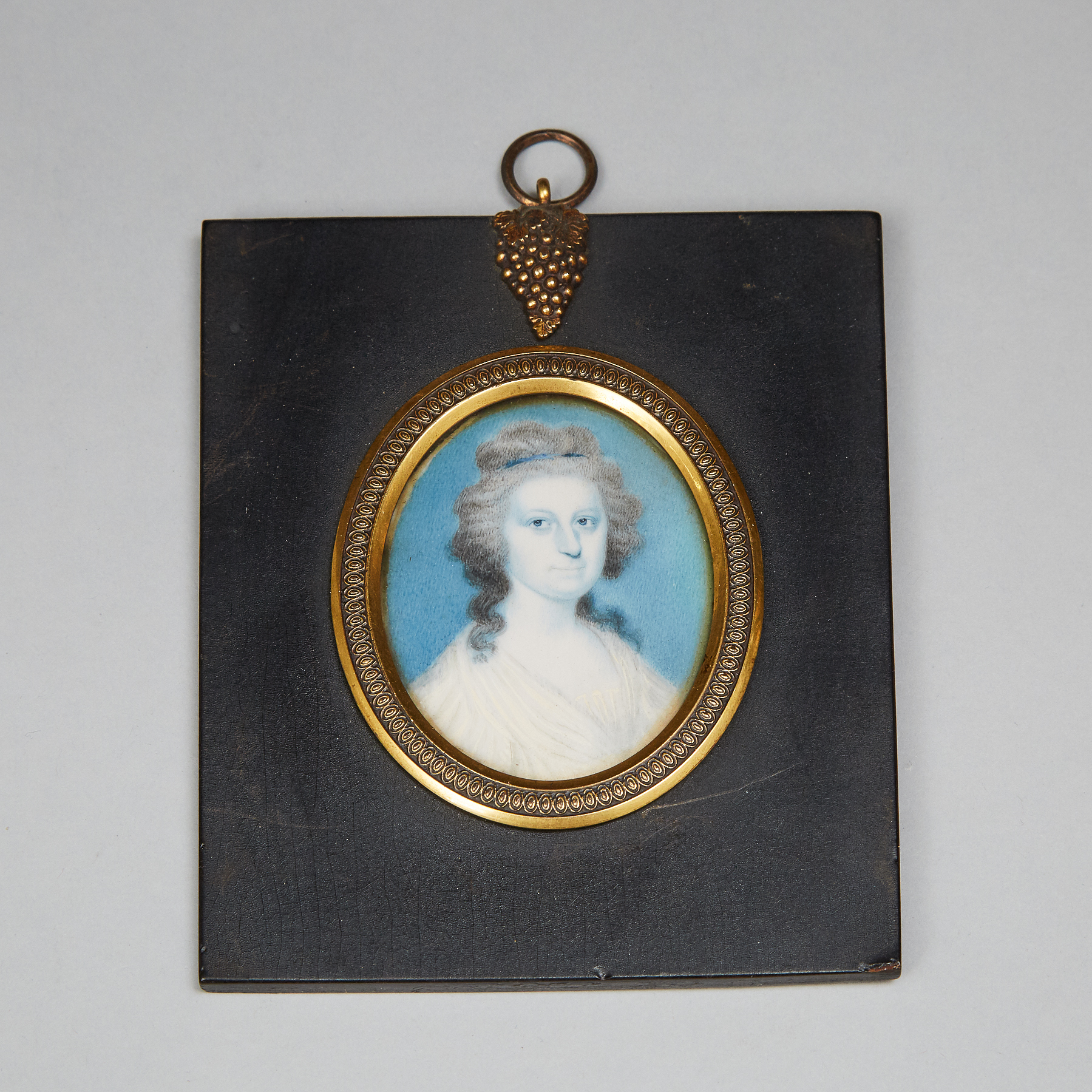 British School Portrait Miniature of Mrs. Kett (Deceased), c.1830