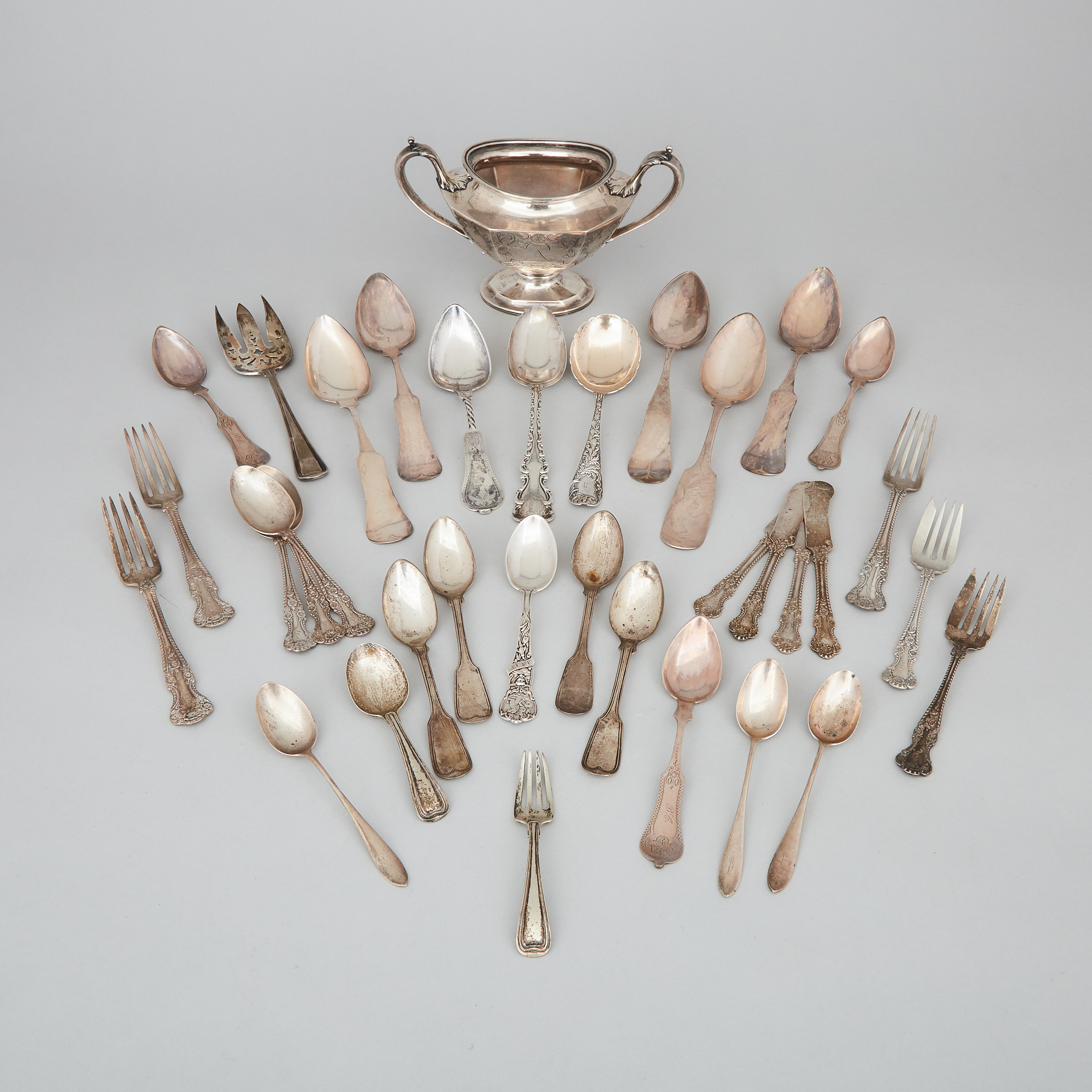 Group of American Silver, 19th/20th century