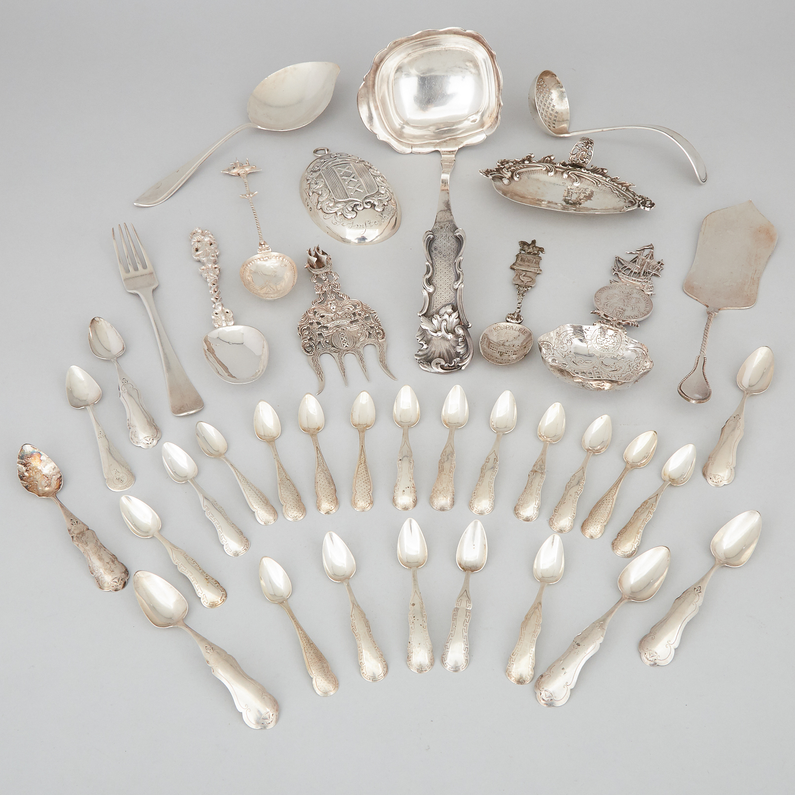 Group of Dutch Silver, 19th/20th century