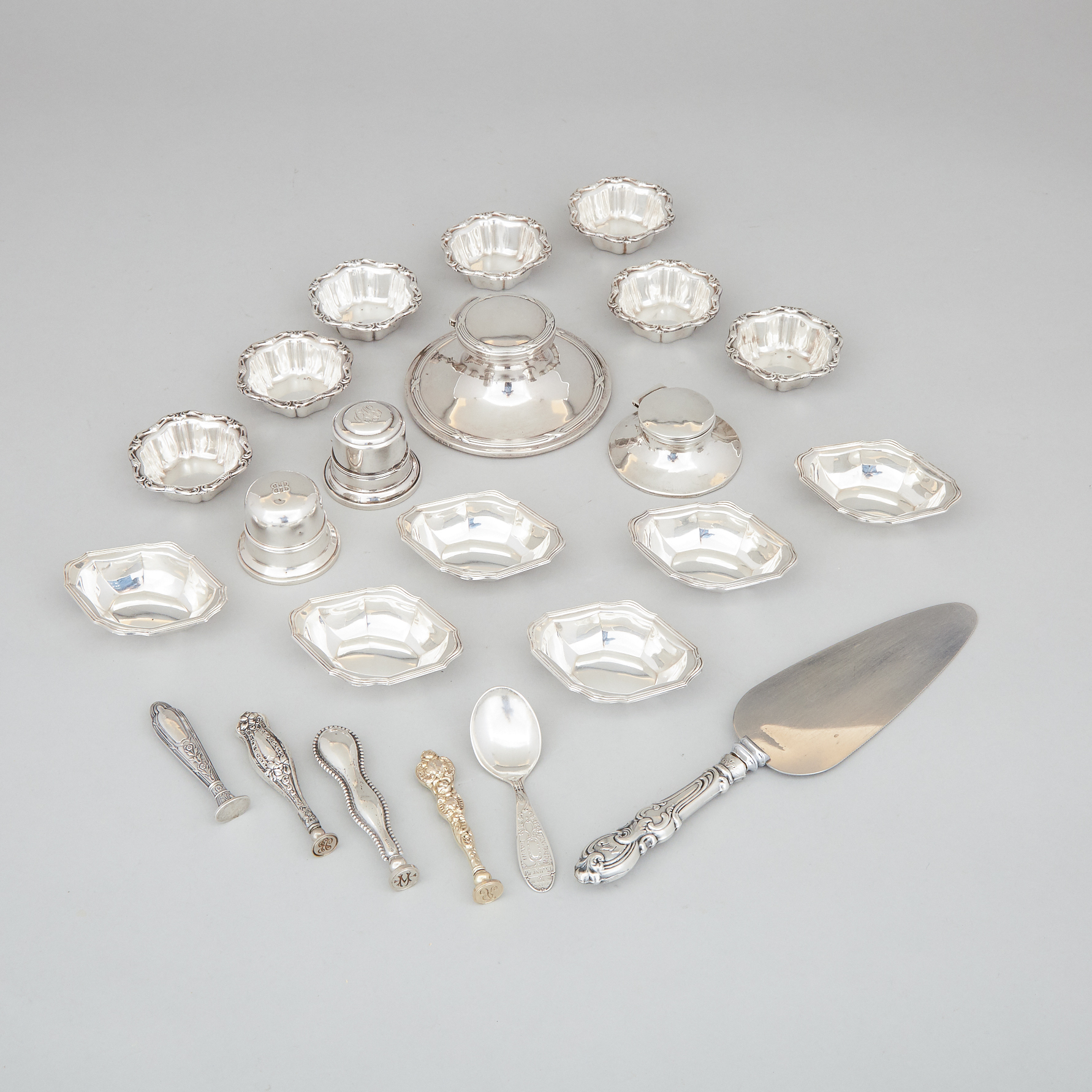 Group of English and North American Silver, 20th century