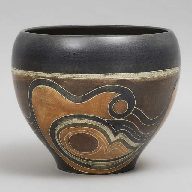 Brooklin Pottery Vase, Theo and Susan Harlander, 1970s