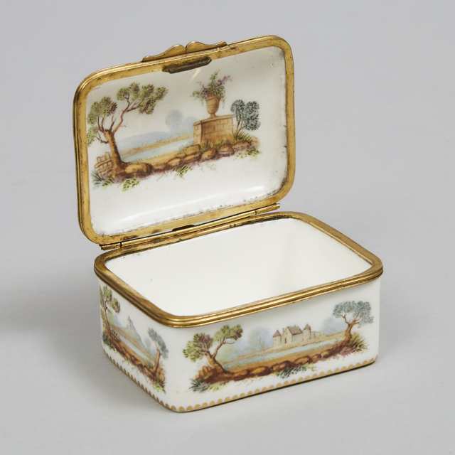 'Sèvres' Rectangular Trinket Box, c.1900