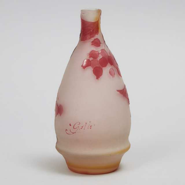 Gallé Cameo Glass Vase, post-1904
