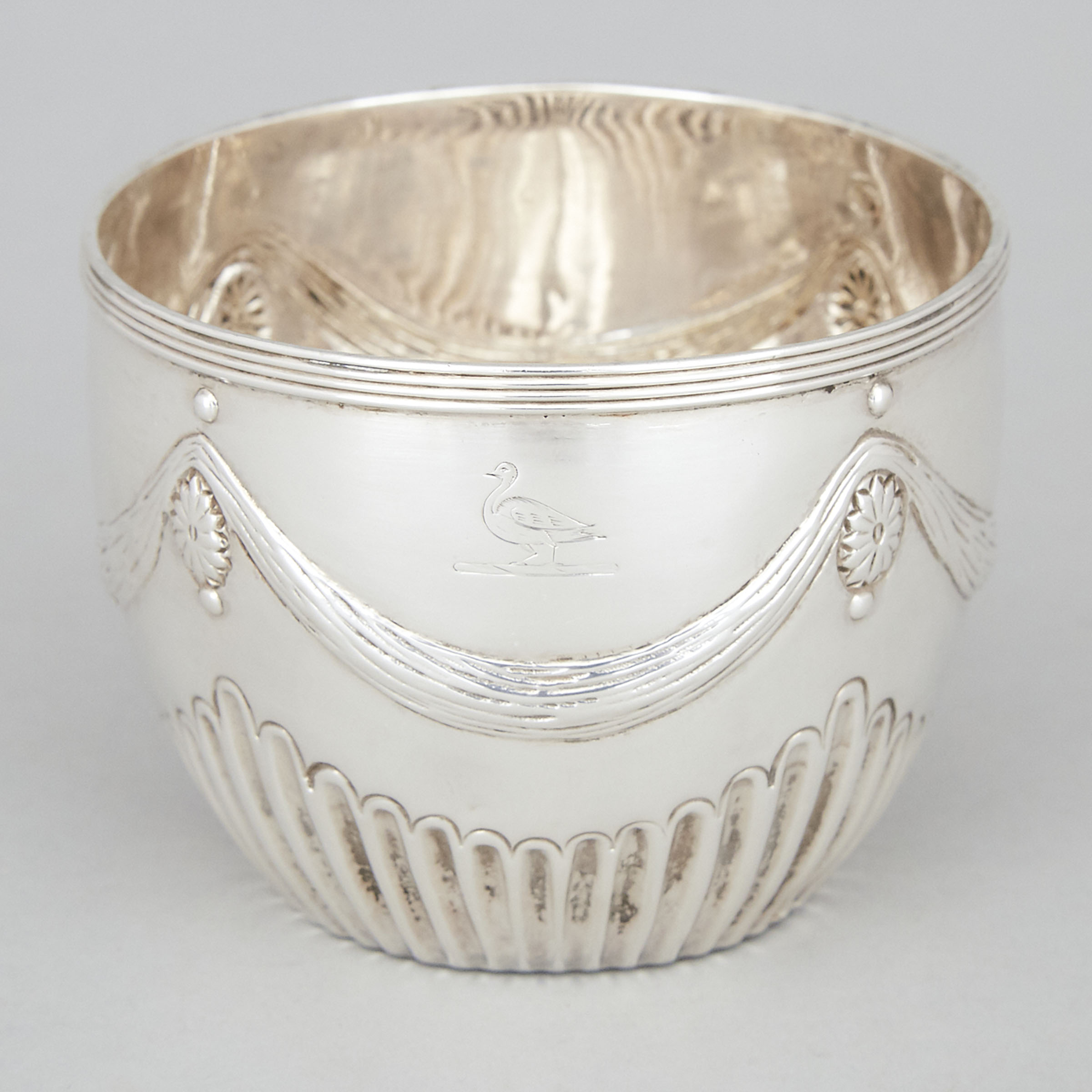 George III Silver Sugar Bowl, London, 1806