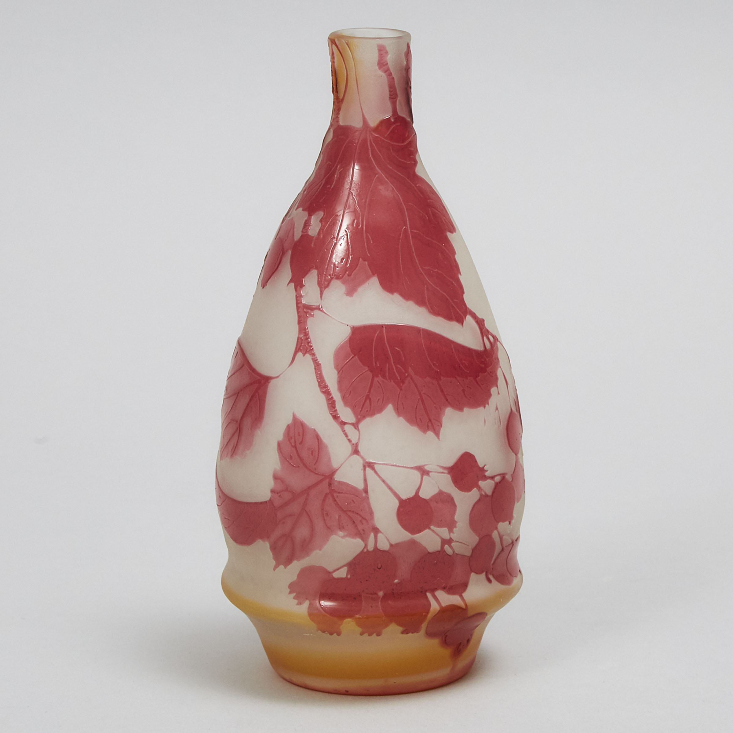 Gallé Cameo Glass Vase, post-1904