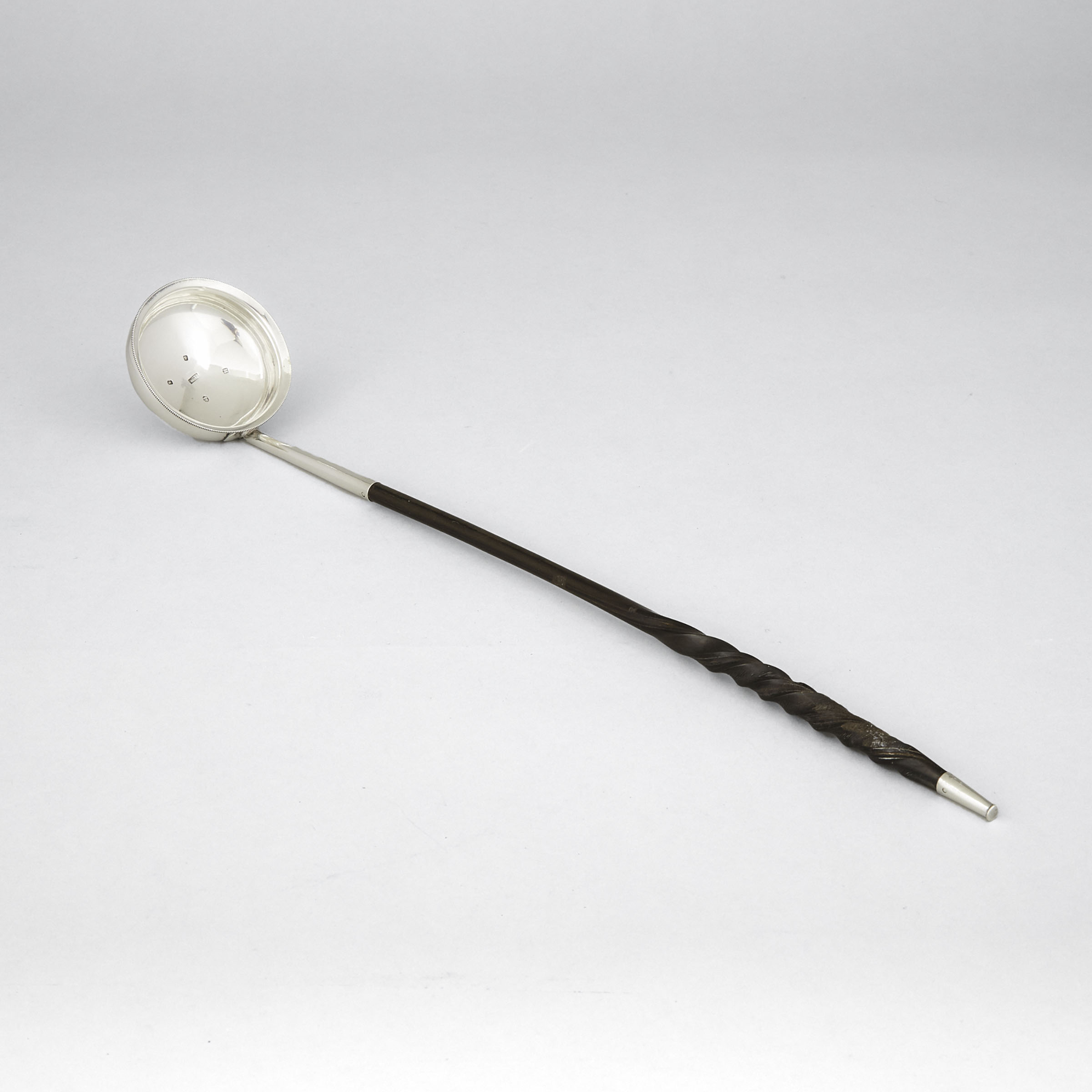 George IV Scottish Silver Toddy Ladle, William Russell II, Glasgow, 1826