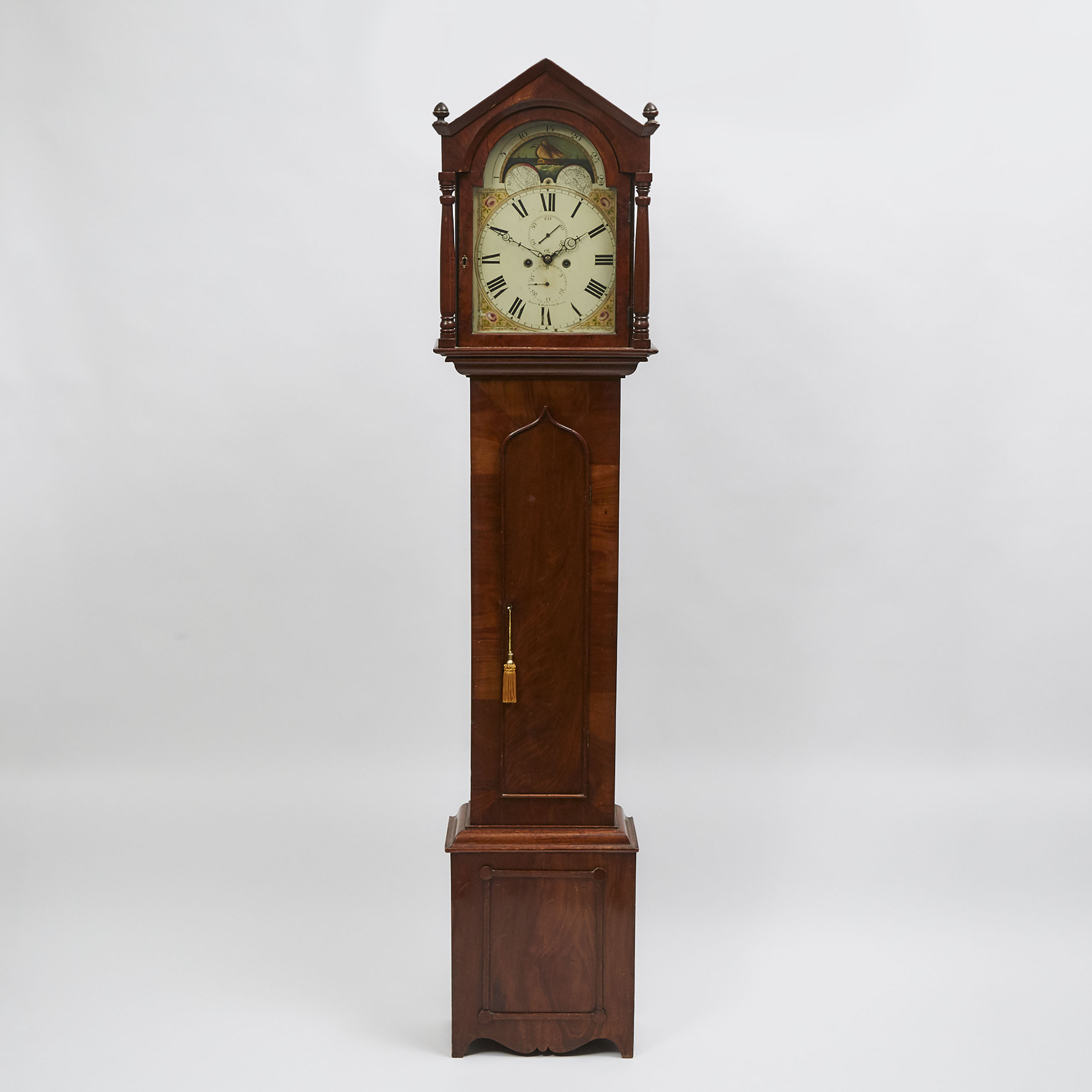 Scottish Mahogany Tall Case Clock, John & Hannah Dale, mid 19th century