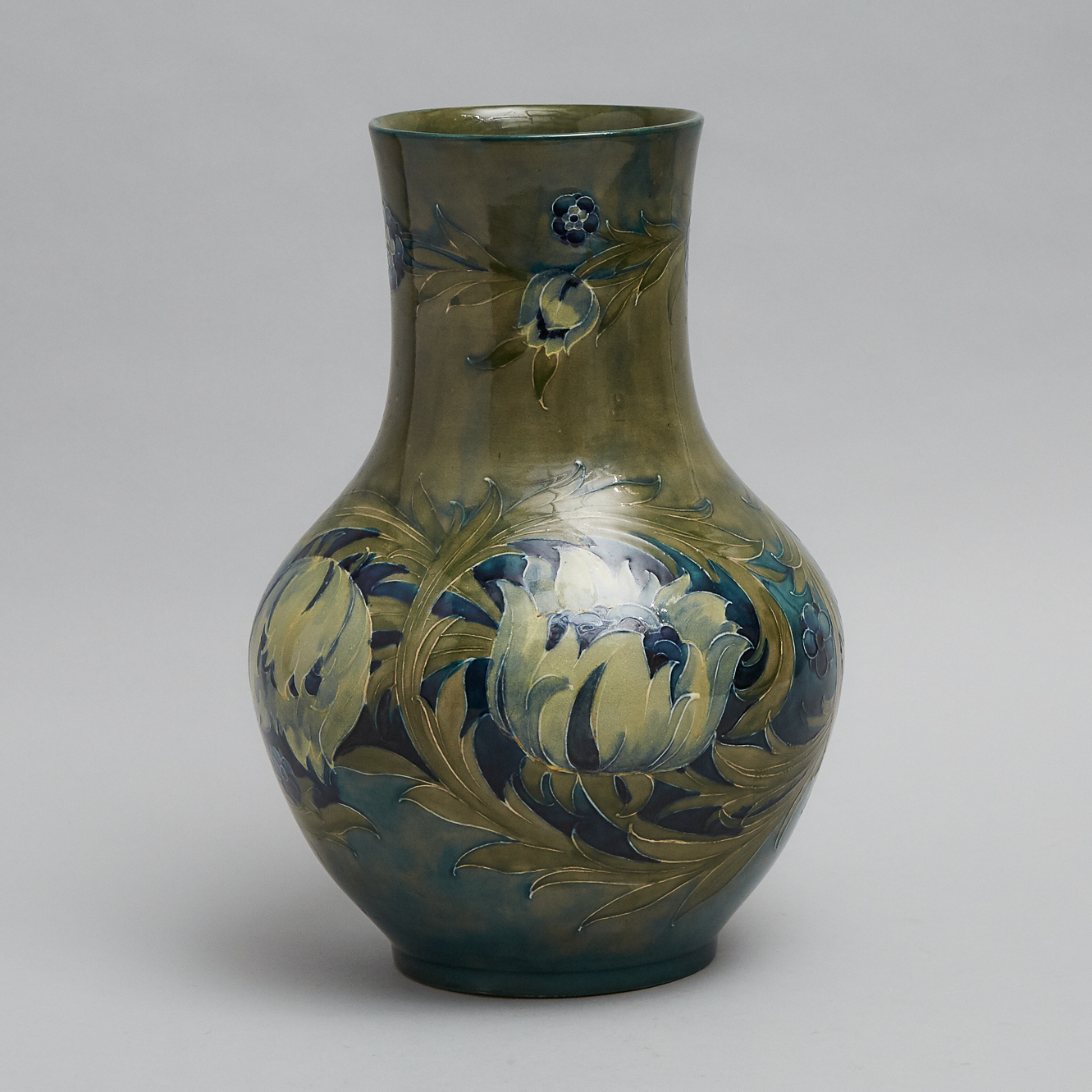 Moorcroft Late Florian Large Vase, c.1916-18