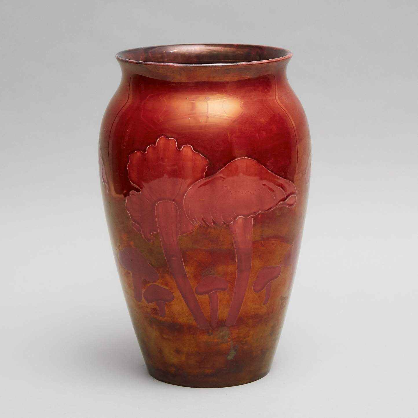 Macintyre Moorcroft Ruby Lustre Claremont Vase, c.1910-12