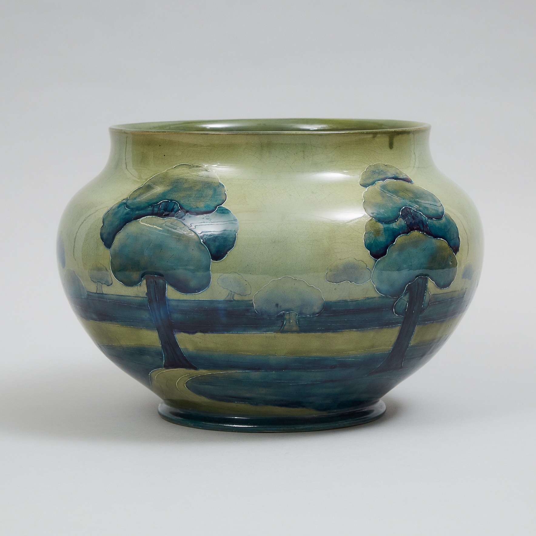 Large Macintyre Moorcroft Hazeldene Jardinière, c.1910