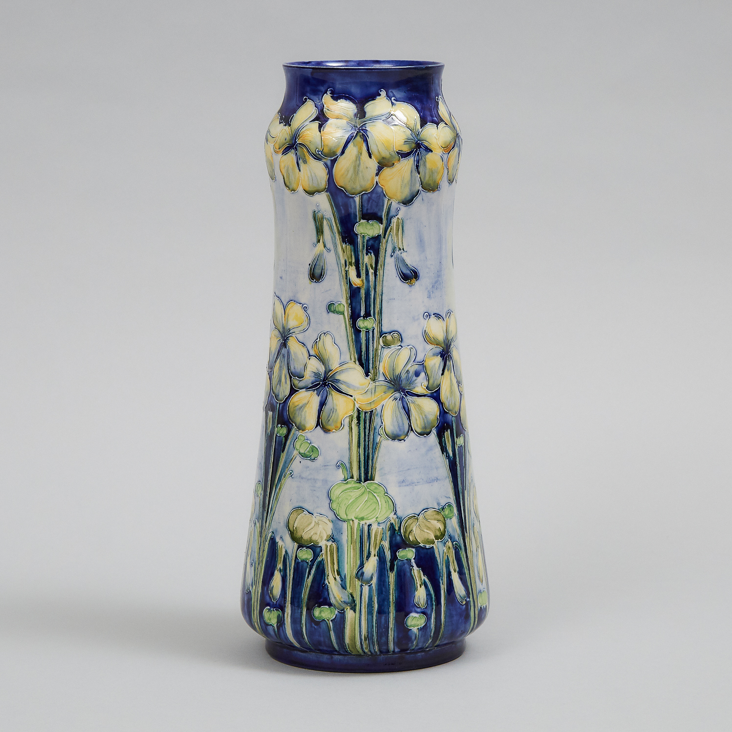 Macintyre Moorcroft Florian Violet Vase, c.1900