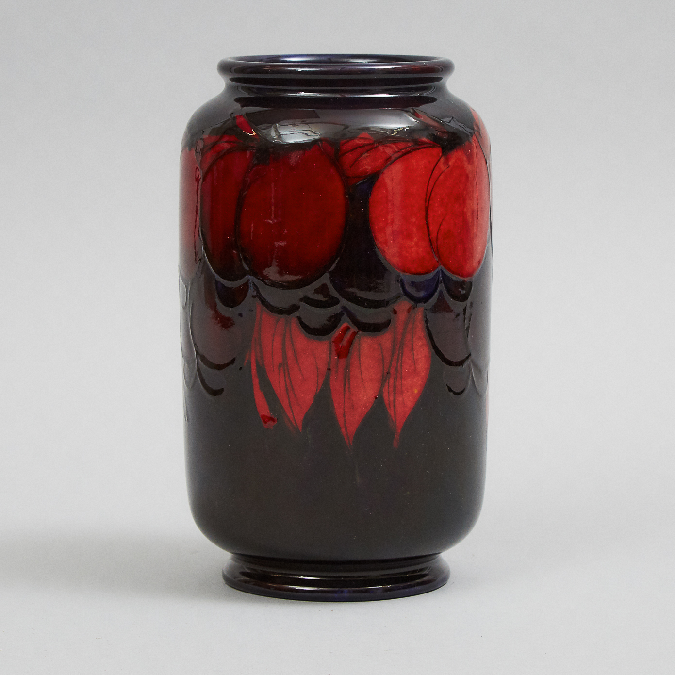 Moorcroft Flambé Wisteria Vase, c.1925-30