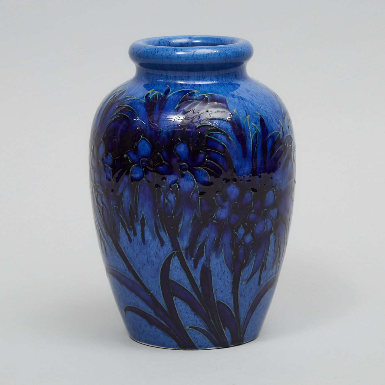 Moorcroft Blue Cornflower Vase, c.1925