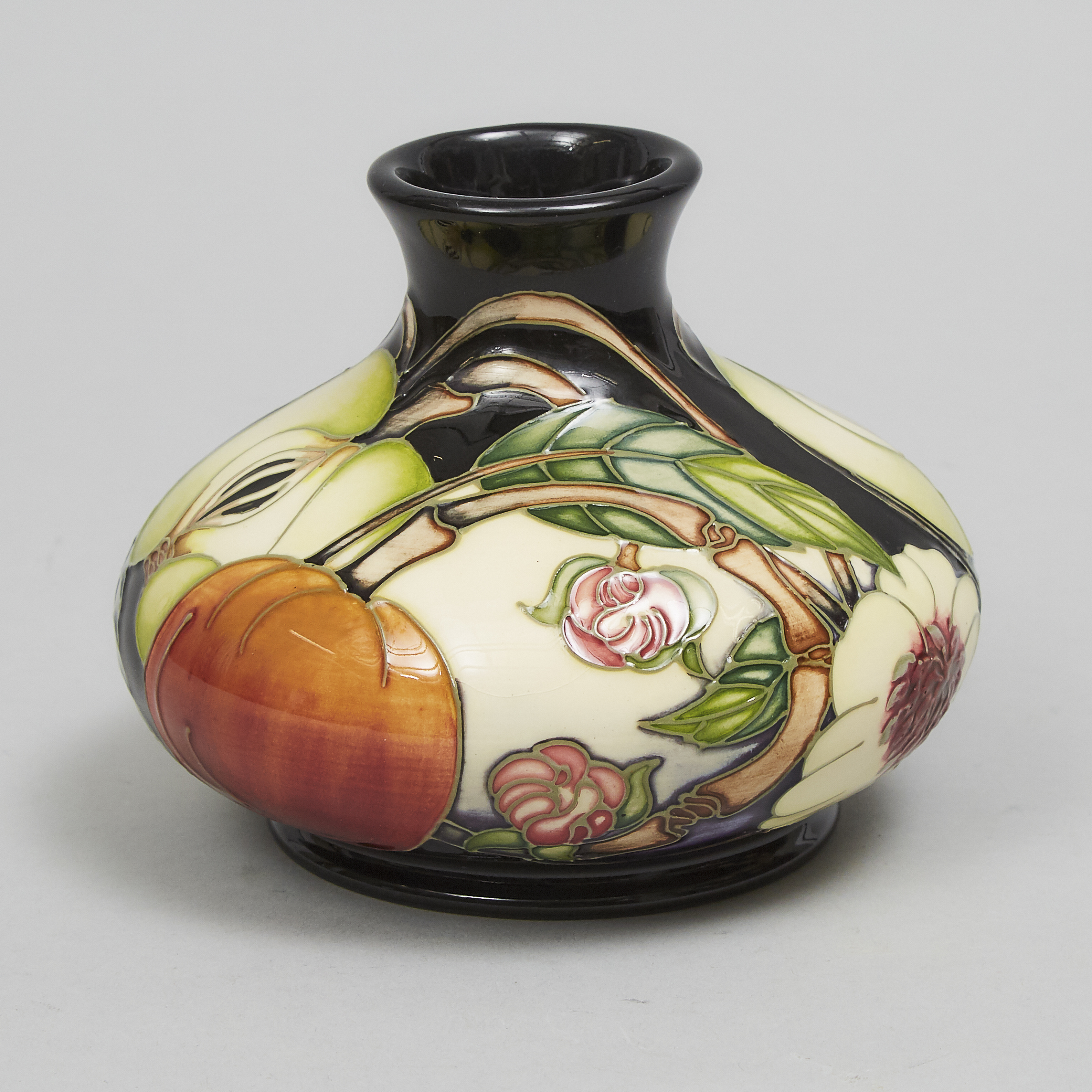 Moorcroft Dundela Orchard Vase, for Rob McIntosh, 2004