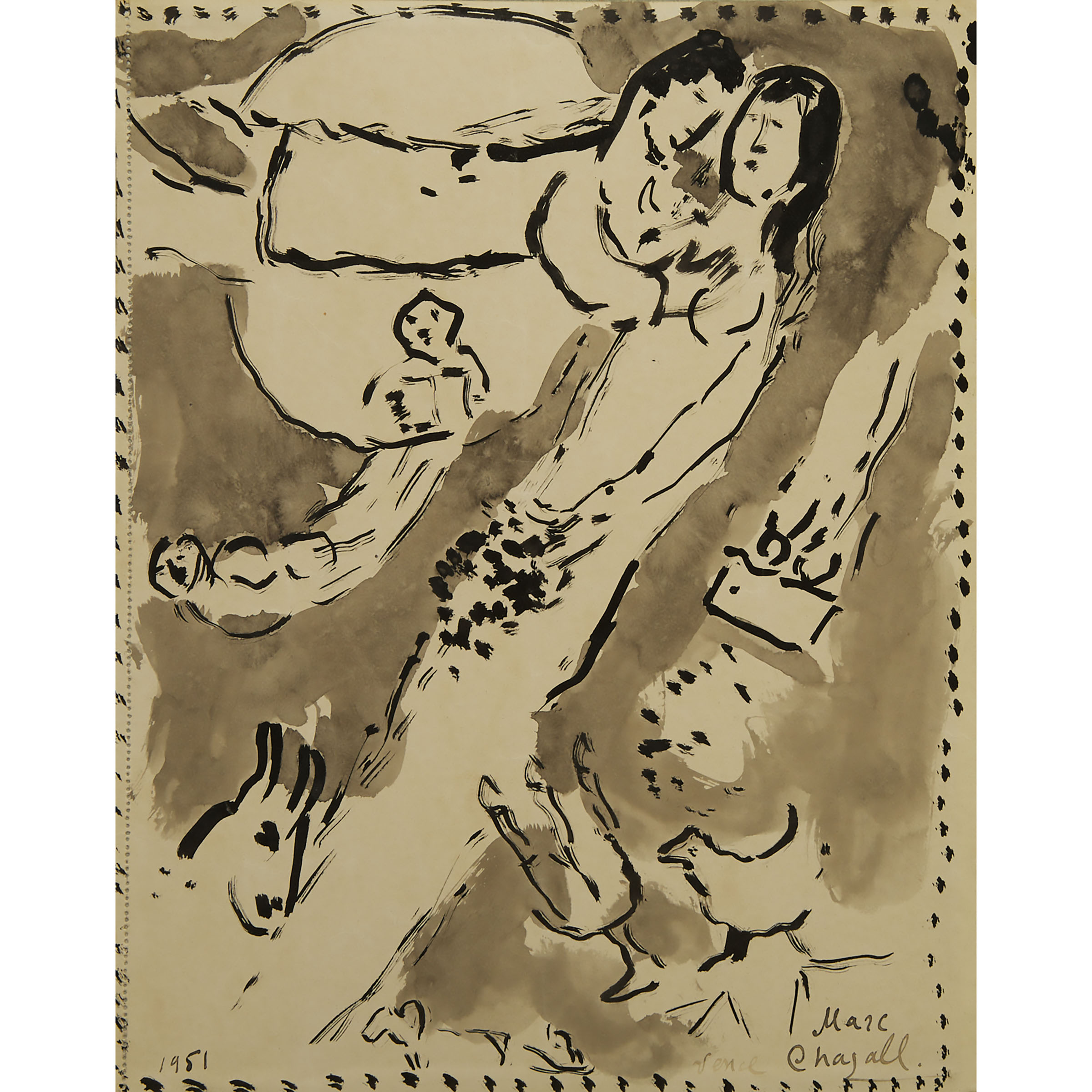 Attributed to Marc Chagall (1887-1985)