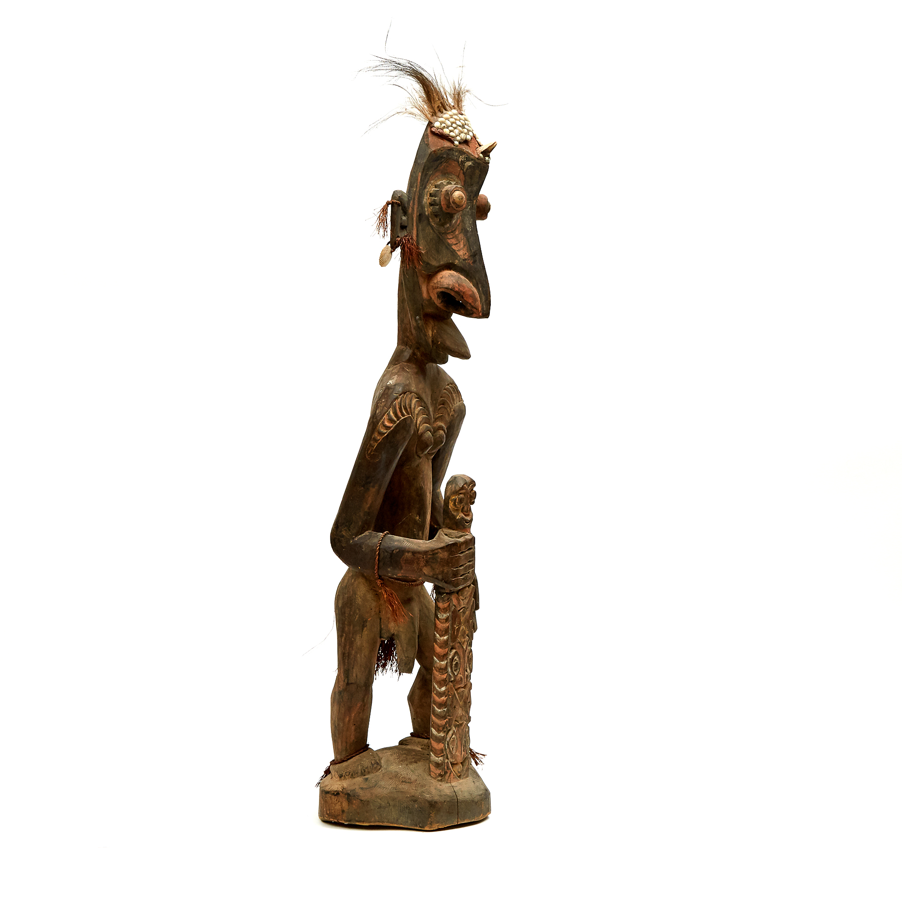 Papua New Guinea Male Ancestral Figure, mid to late 20th century