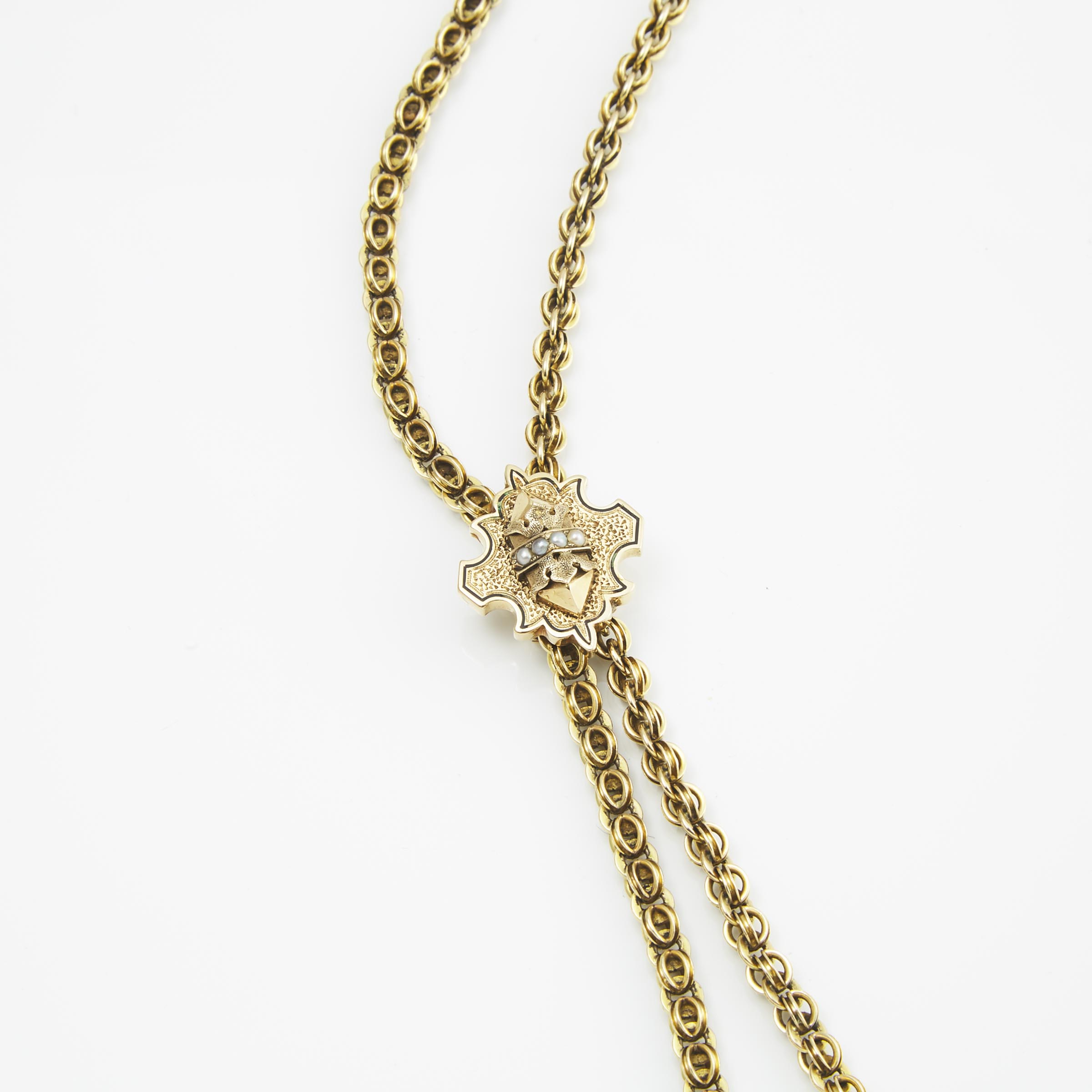 14k Yellow Gold Slide Chain Necklace
