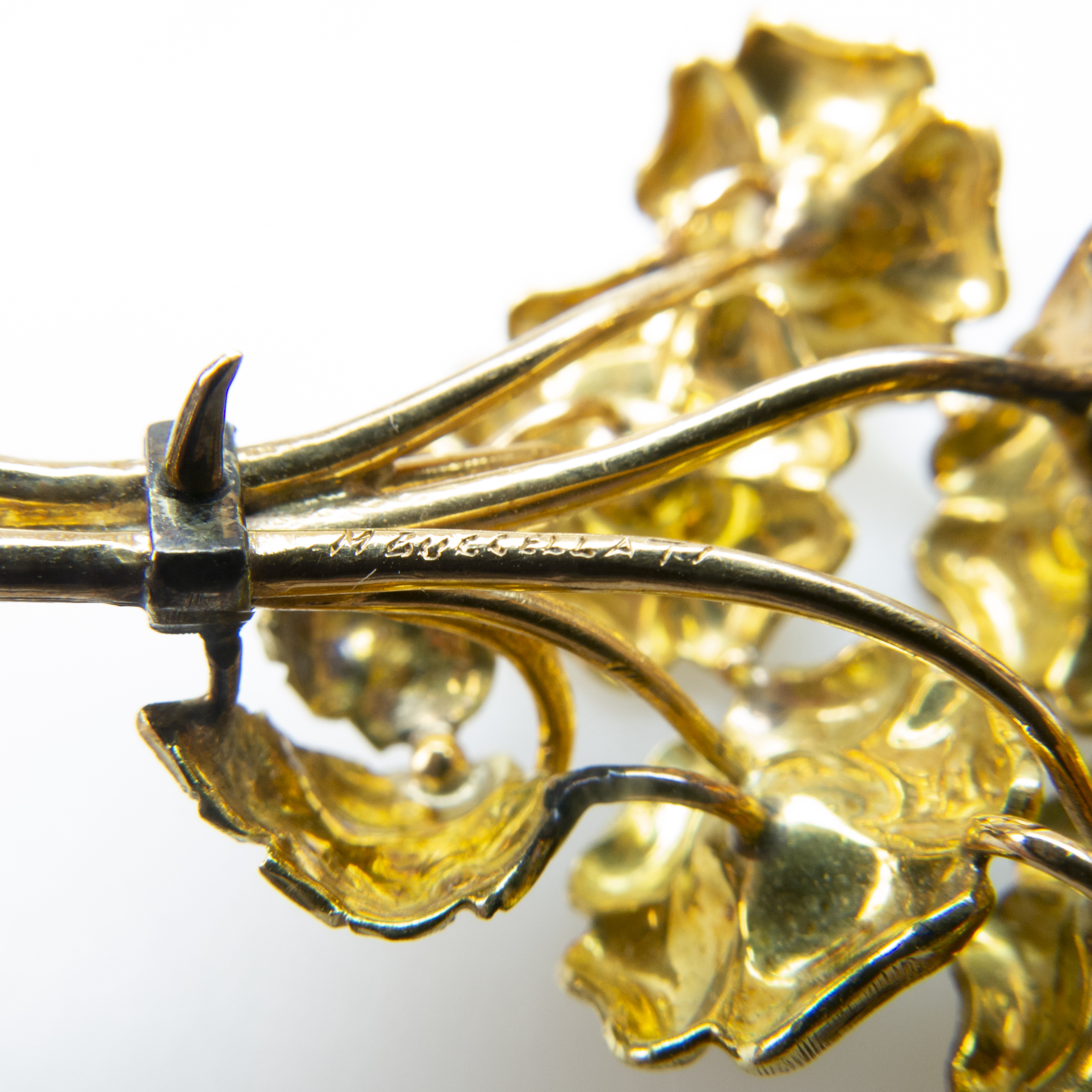 Buccellati 18k Yellow Gold Clip/Brooch 