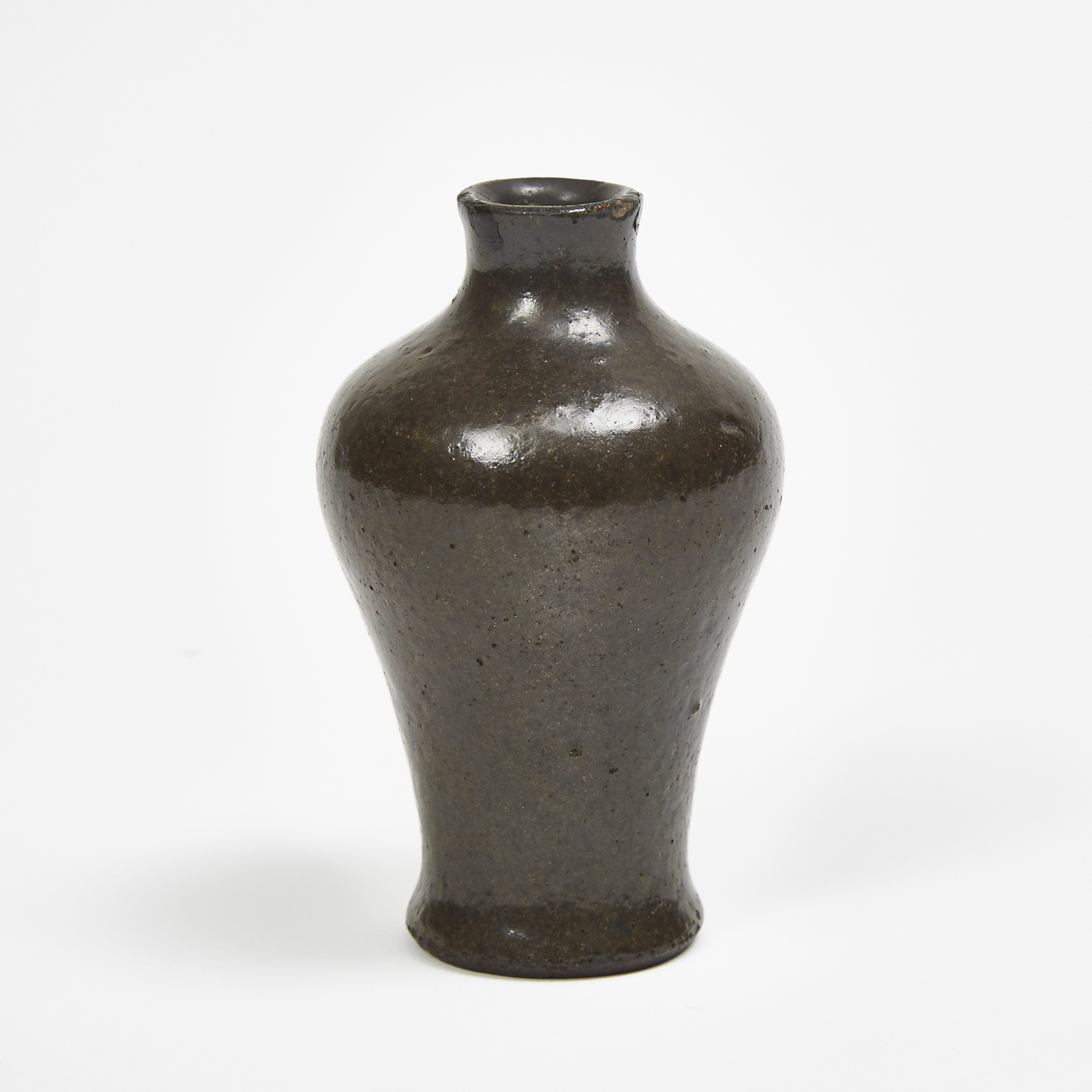 A Miniature Teadust Glazed Vase