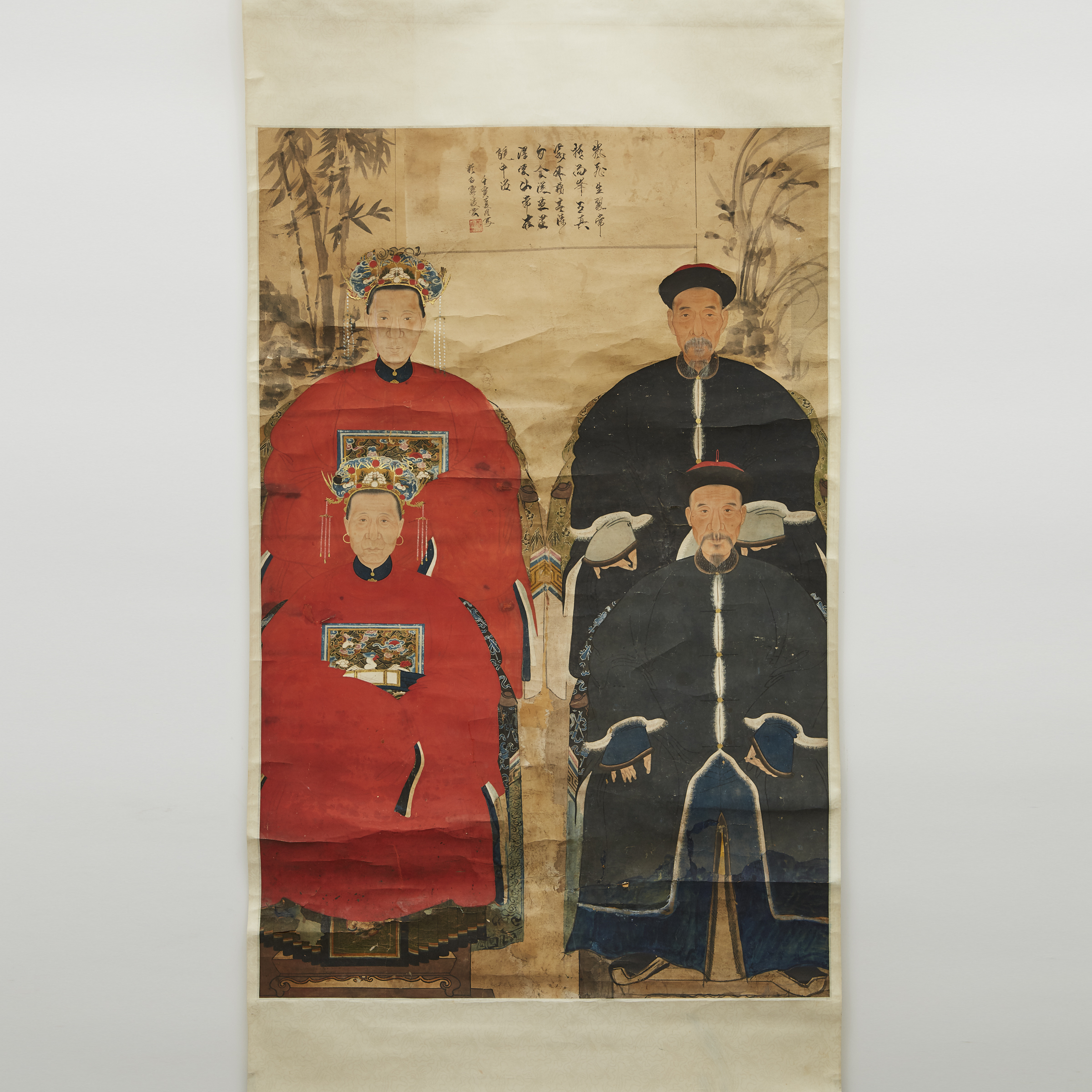 A Chinese Ancestor Portrait, Late Qing Dynasty