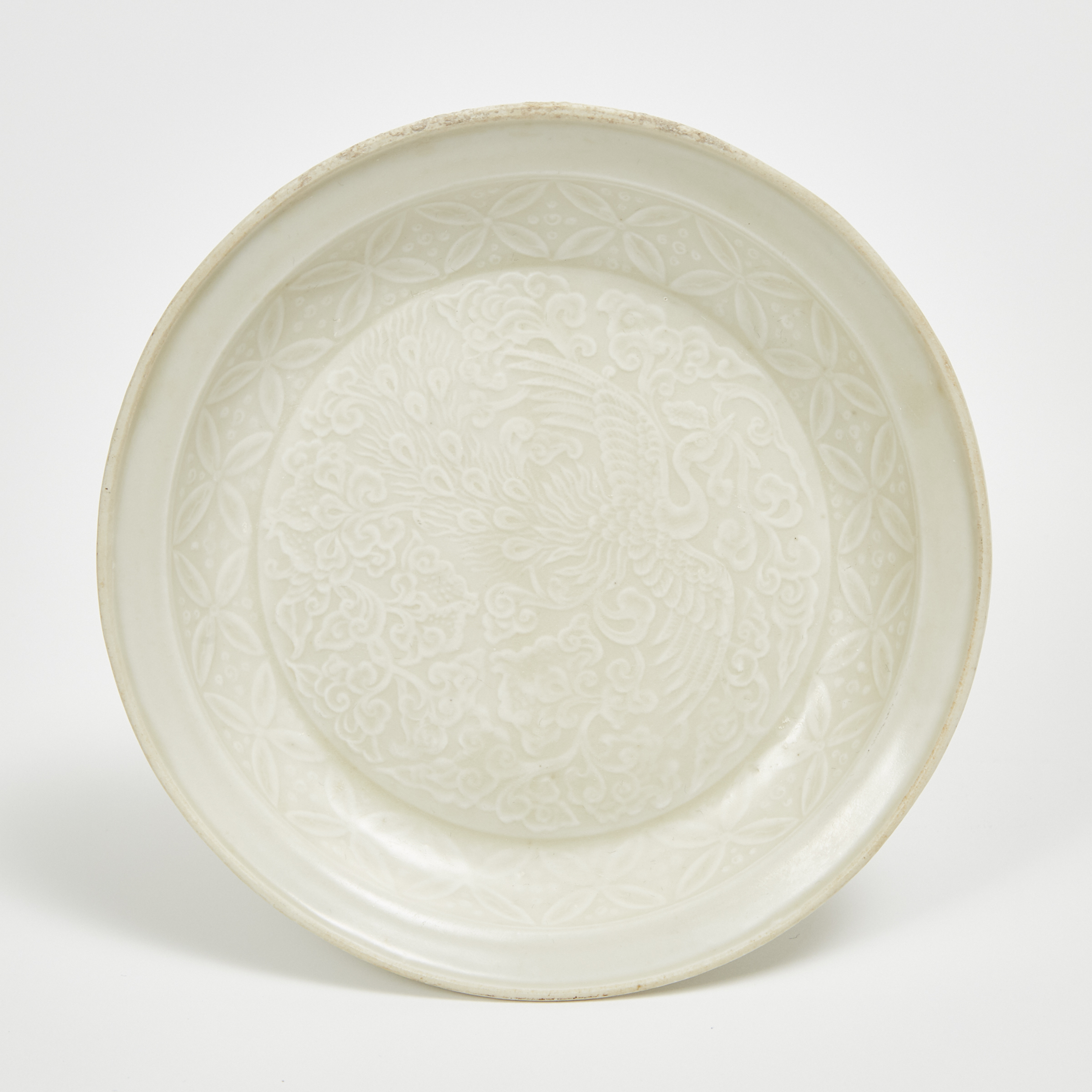 A Moulded Ding-Type 'Phoenix' Dish
