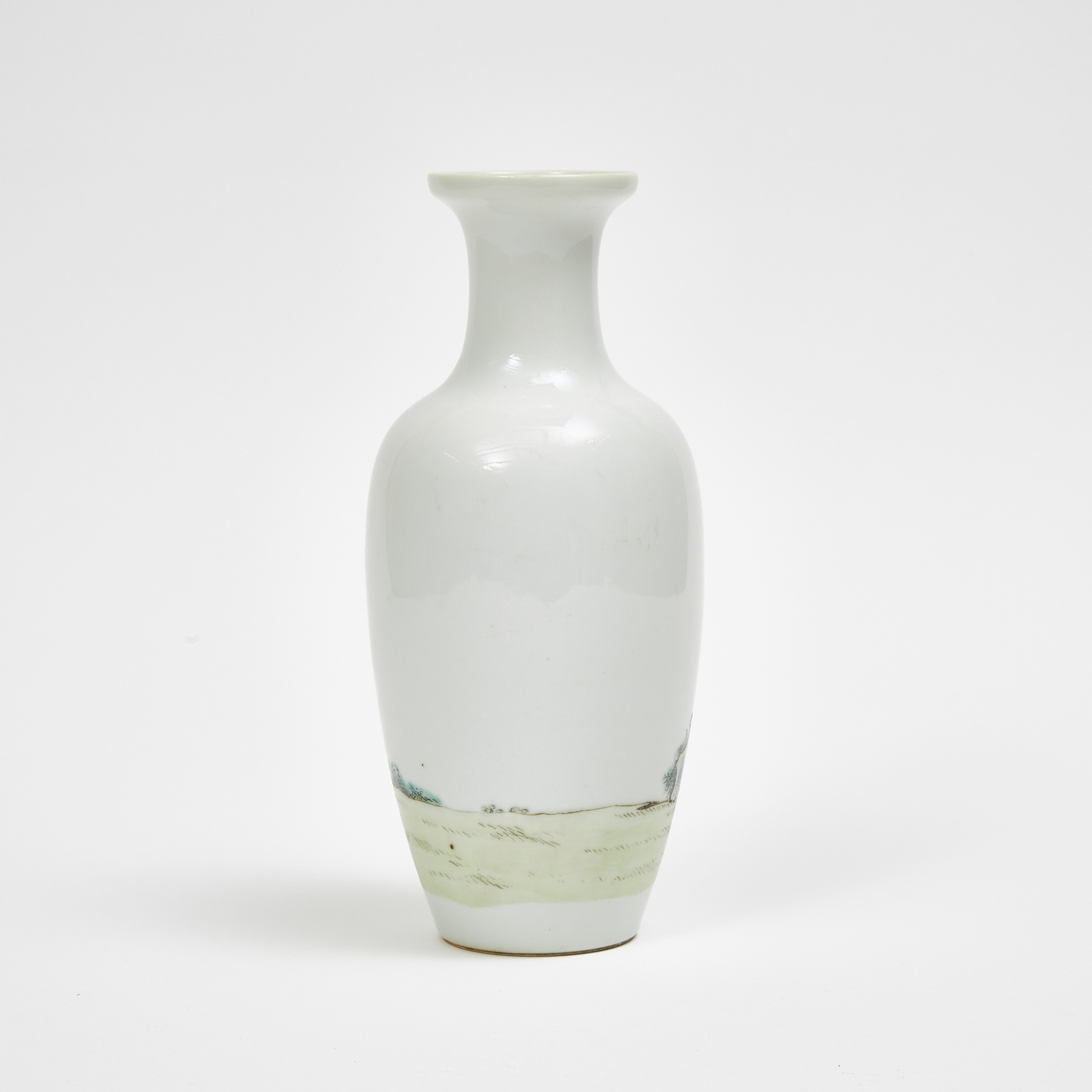 A Famille Rose 'Shoulao' Vase, Qianlong Mark