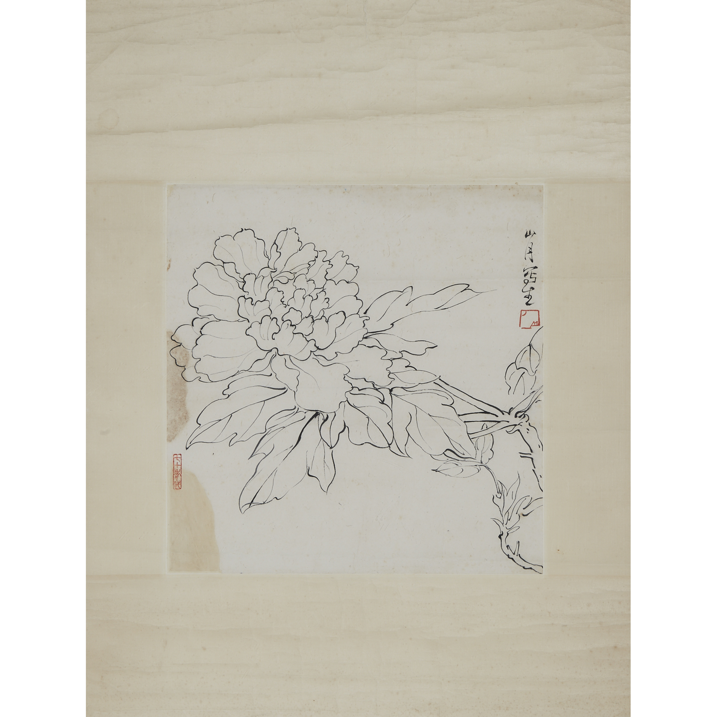 A Group of Three Paintings by Wu Xun and After Guan Shanyue