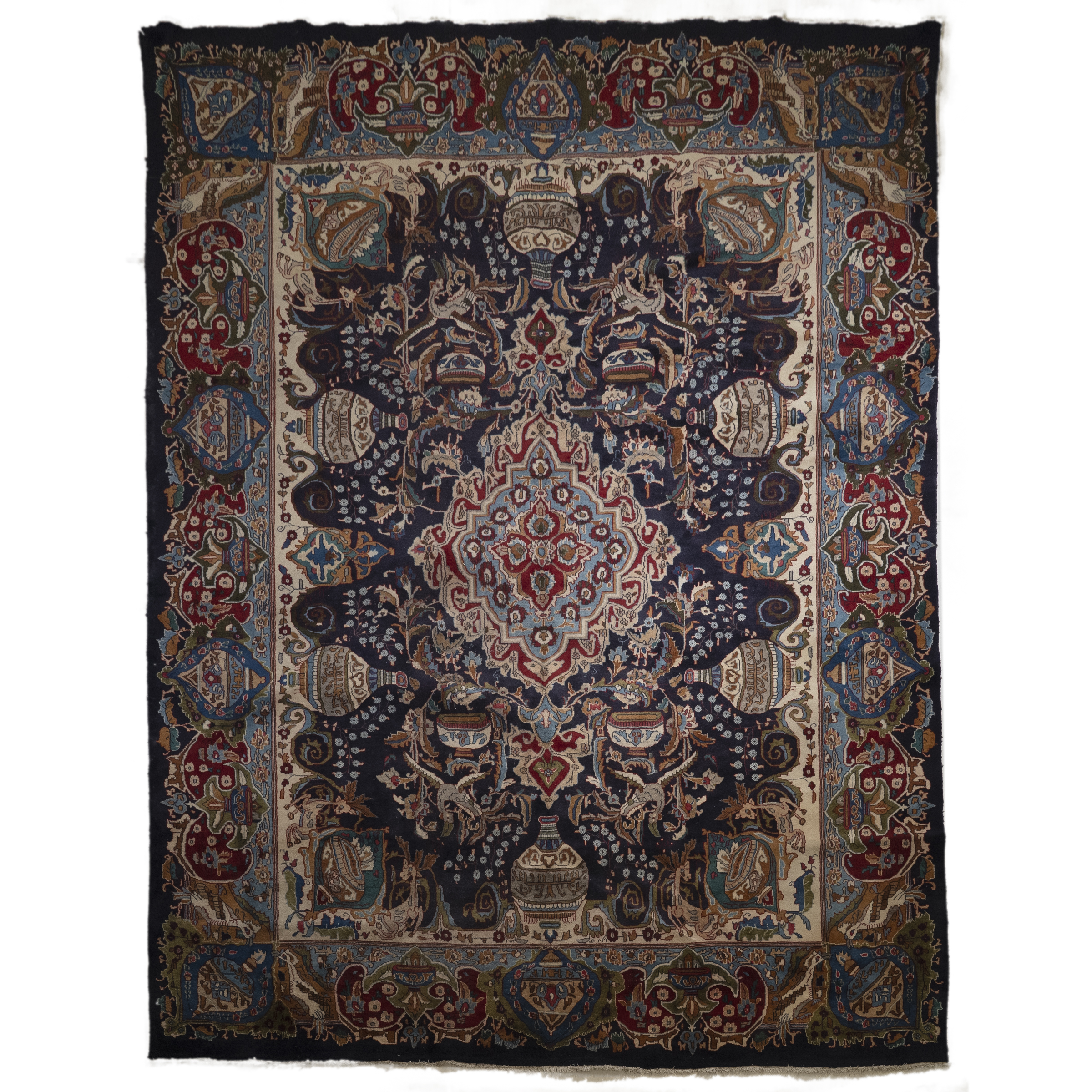Tabriz Pictorial Carpet, Persian, c.1960