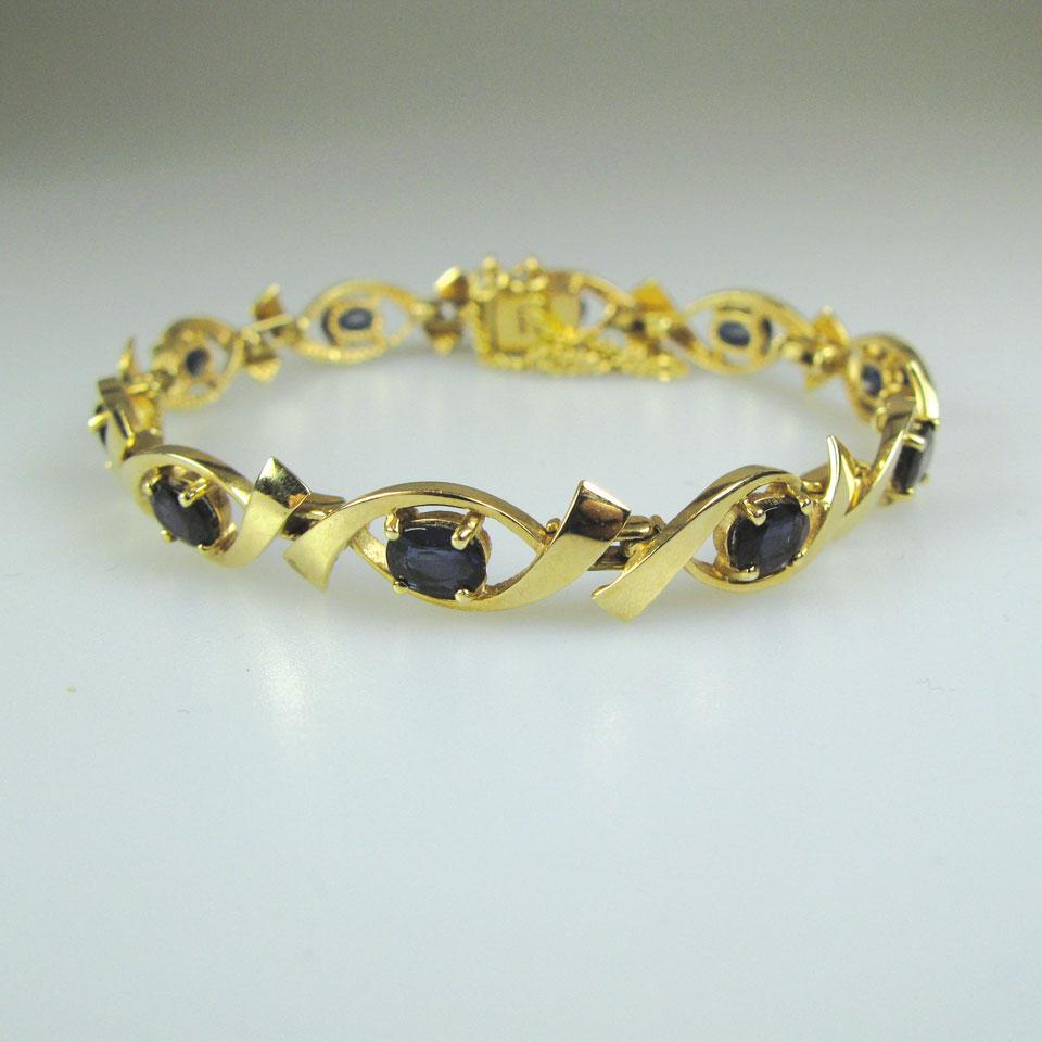 9k yellow gold bracelet 