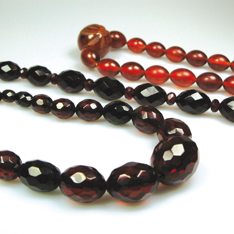 Single strand Bakelite beads