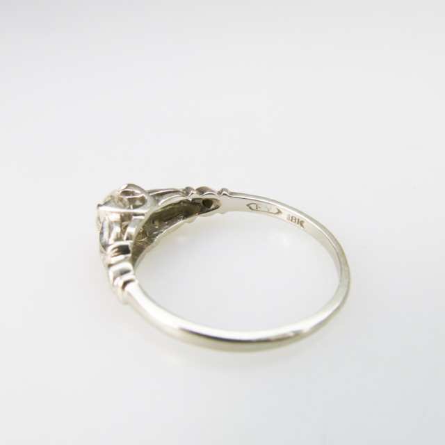 18k White Gold Filigree Ring