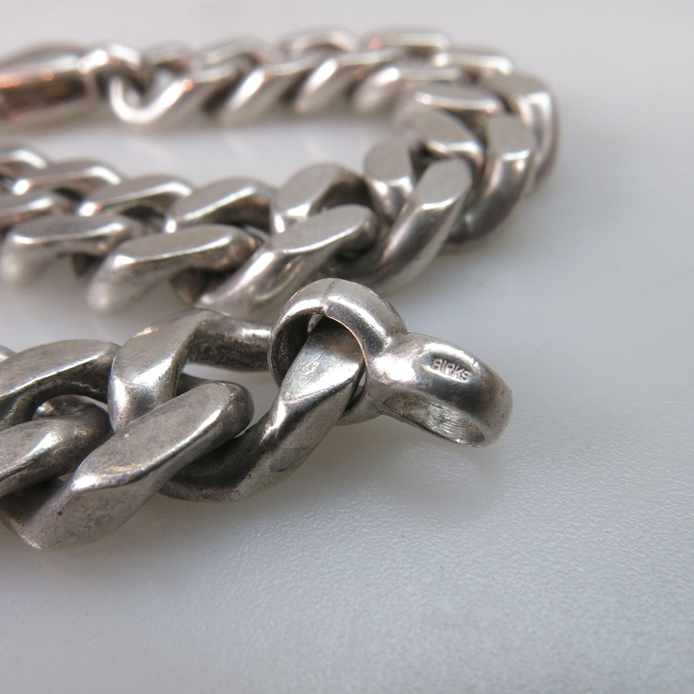 Birks Sterling Silver Curb Link Bracelet