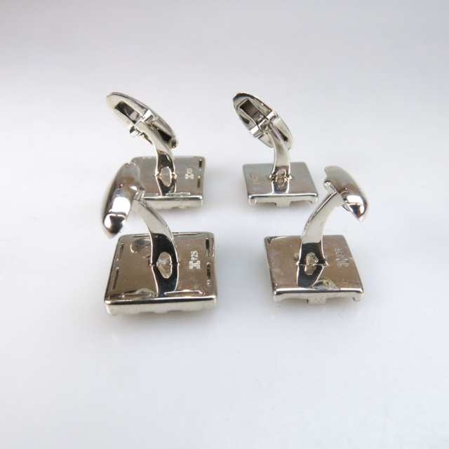 2 Pairs Of Sterling Silver Cufflinks