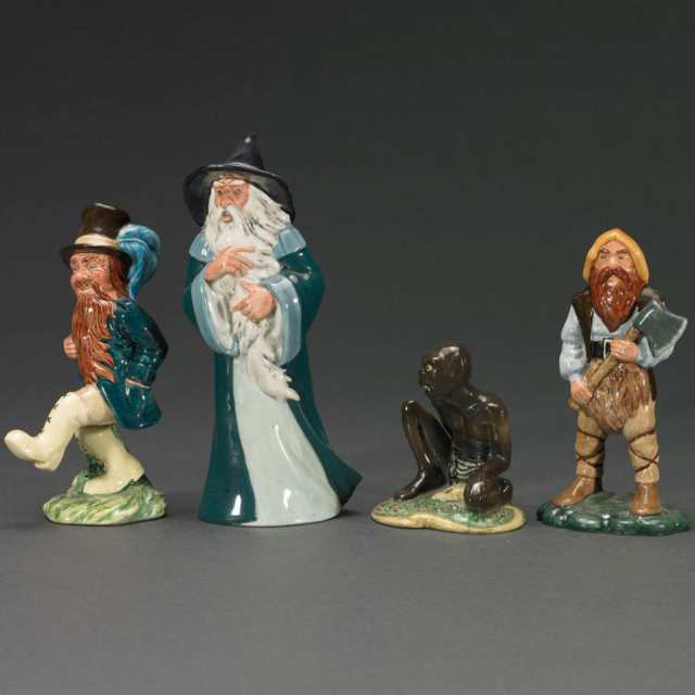 Twelve Royal Doulton Middle Earth Figurines