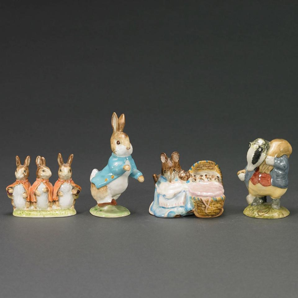 Thirteen Beswick Beatrix Potter’s Figurines