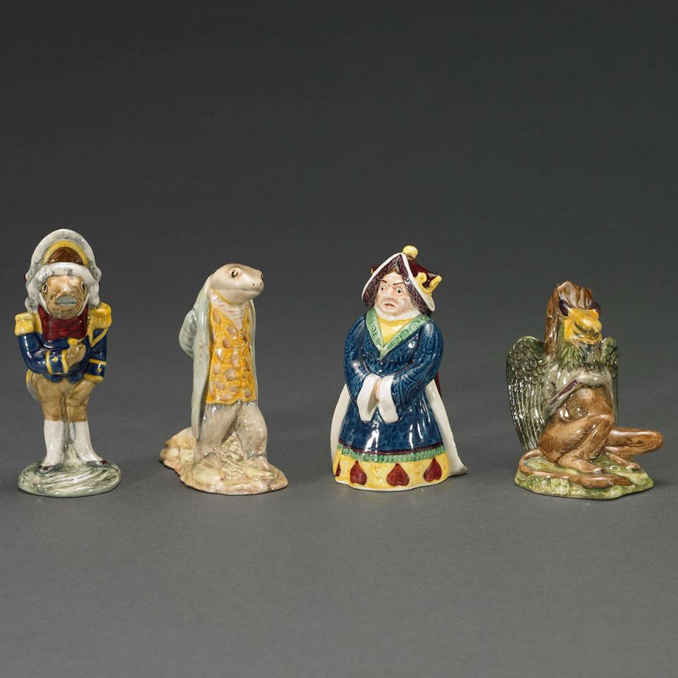 Set of Eleven Beswick Alice in Wonderland Earthenware Series and A Beatrix Potter’s Figurine