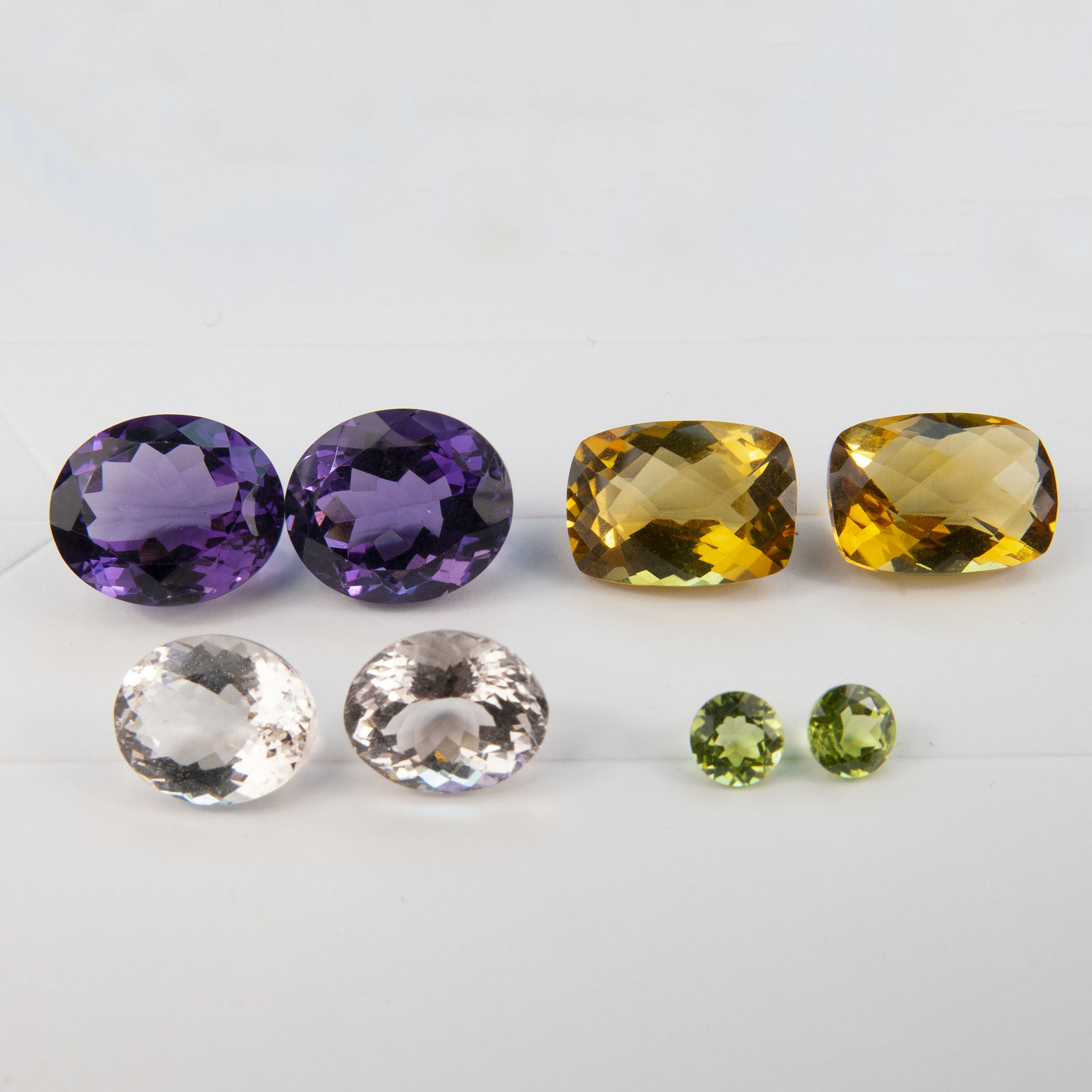 4 Pairs Of Gemstones