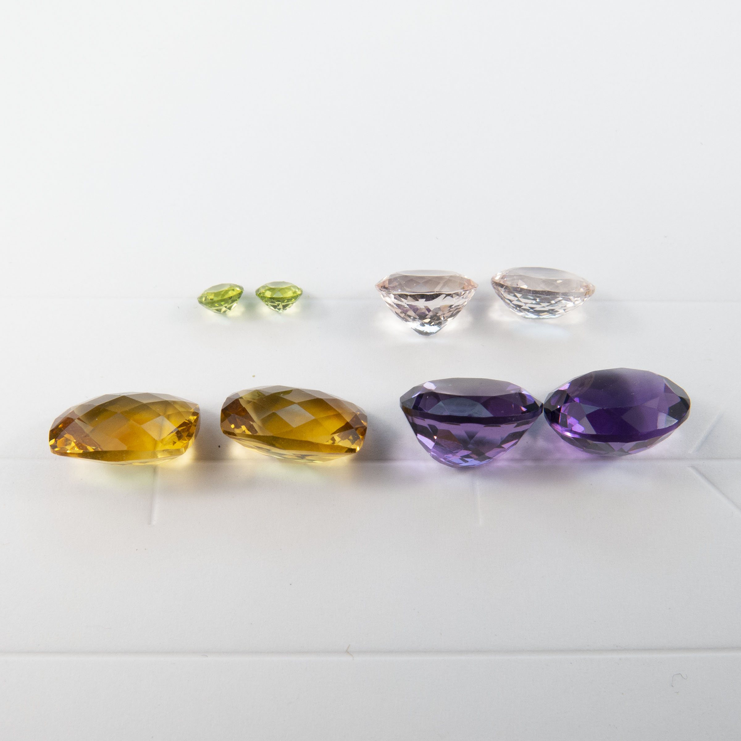 4 Pairs Of Gemstones