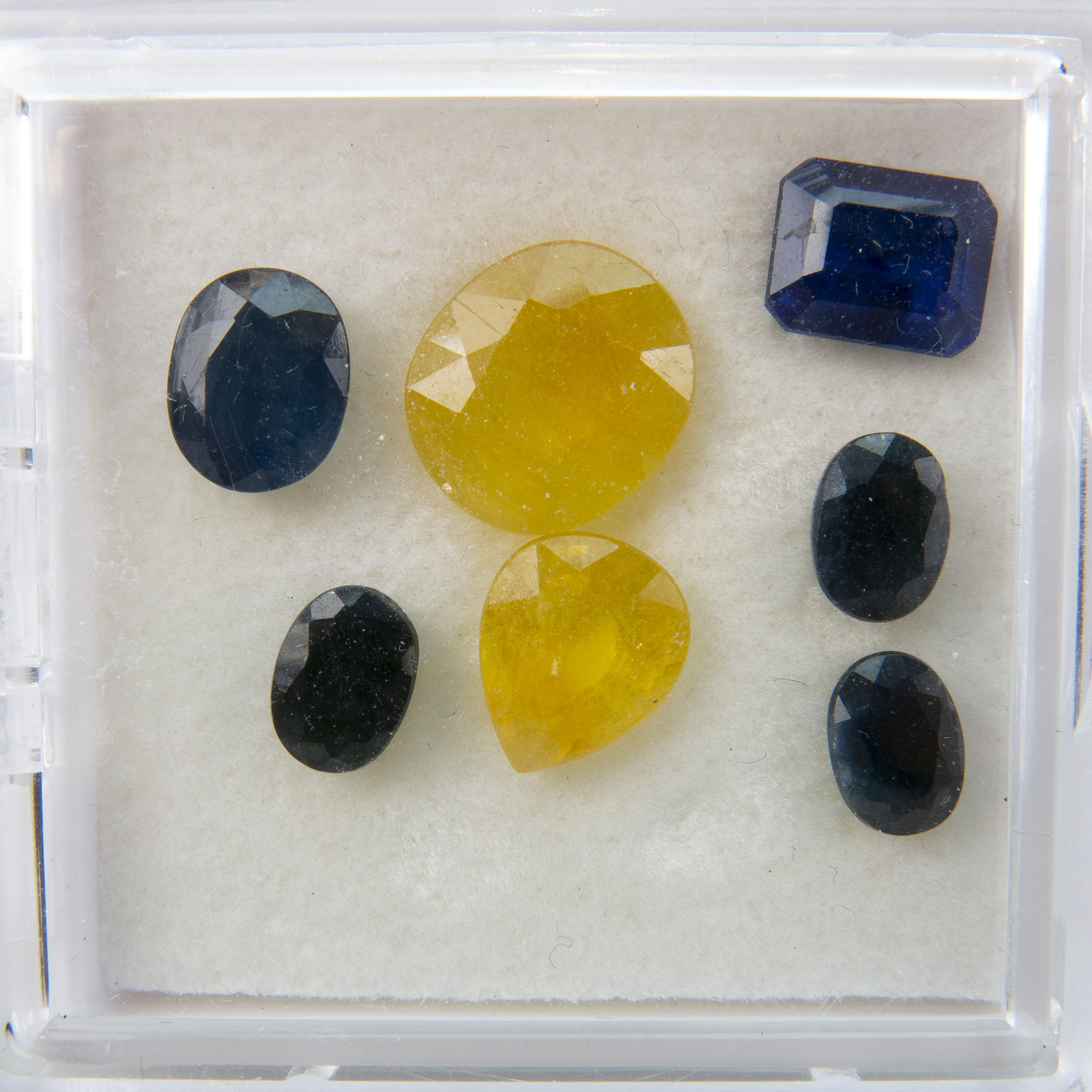 Quantity Of Various Cut Sapphires And Iolites